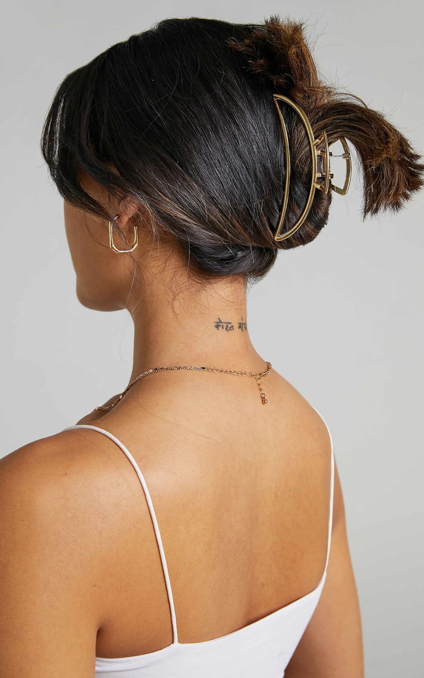 Romea Hair Clip in Gold
