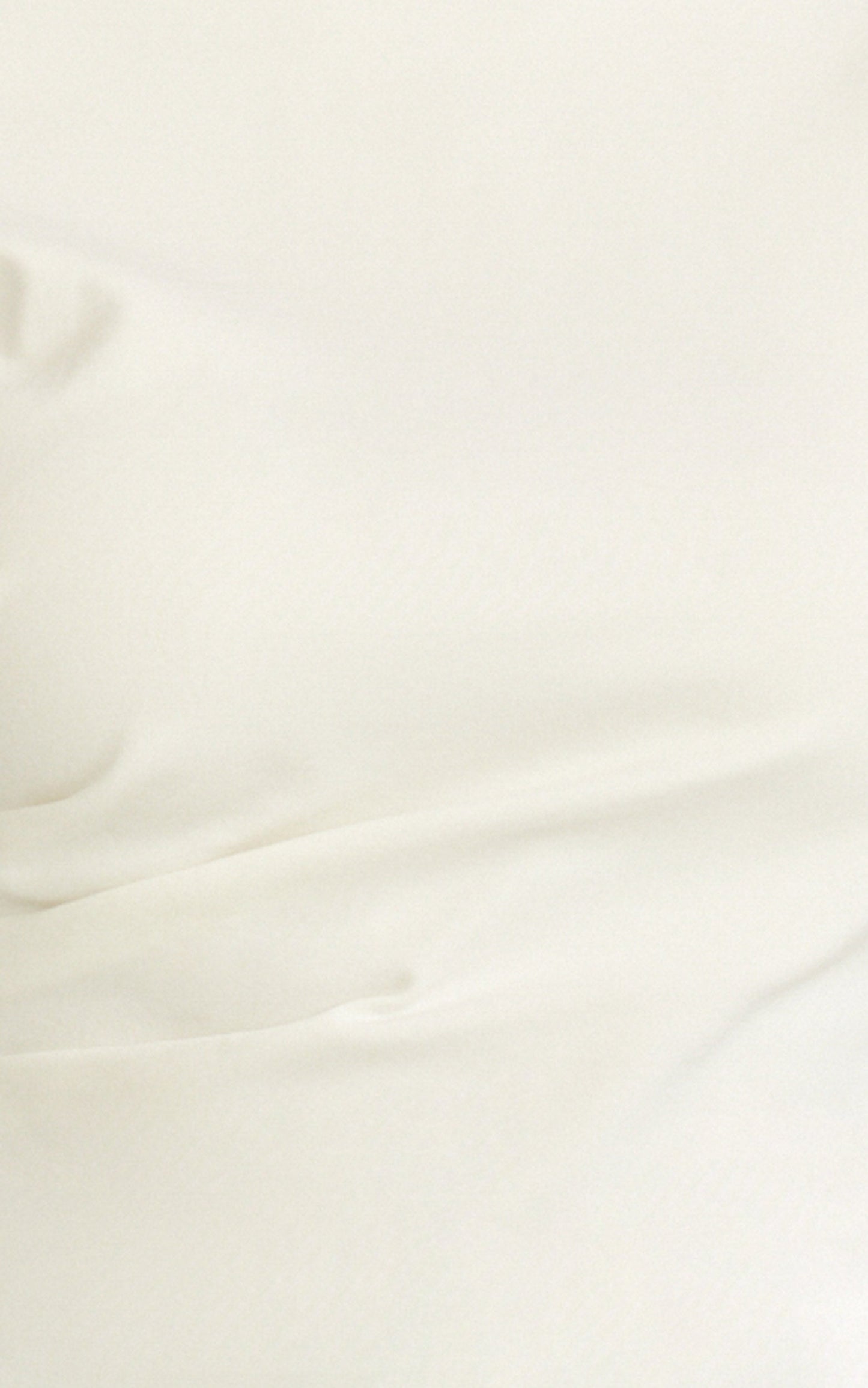 Rosalie Top - Asym Ruched Tshirt in White