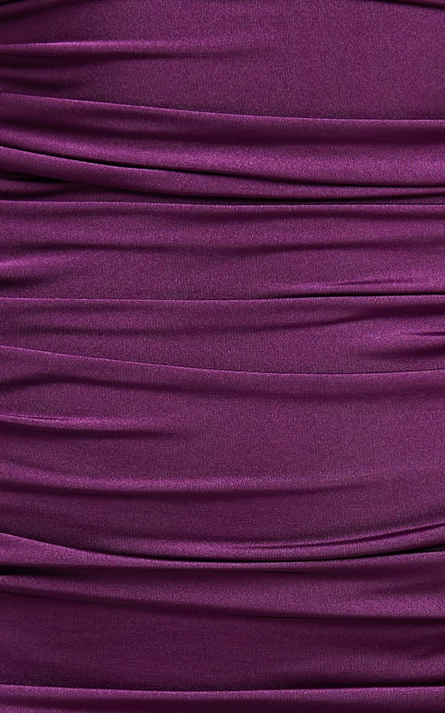 Rosy Slinky One Shoulder Maxi Dress in Plum