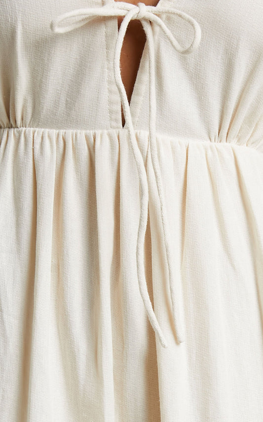 Rue Stiic - Bonnie Maxi Dress in Pearl White
