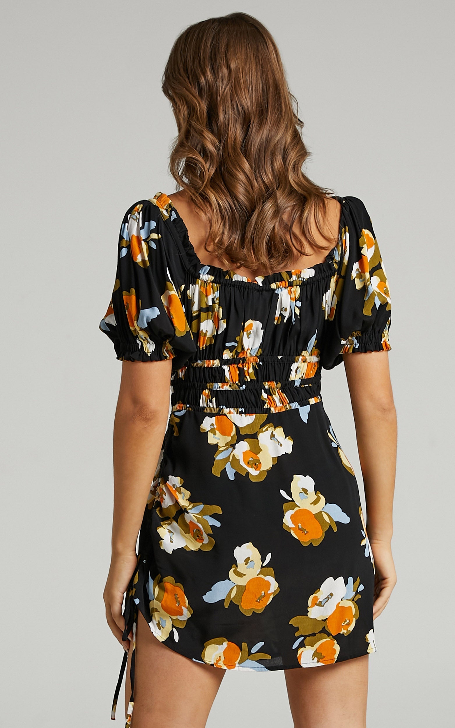 Rue Stiic - Leona Dress in Marigold Floral