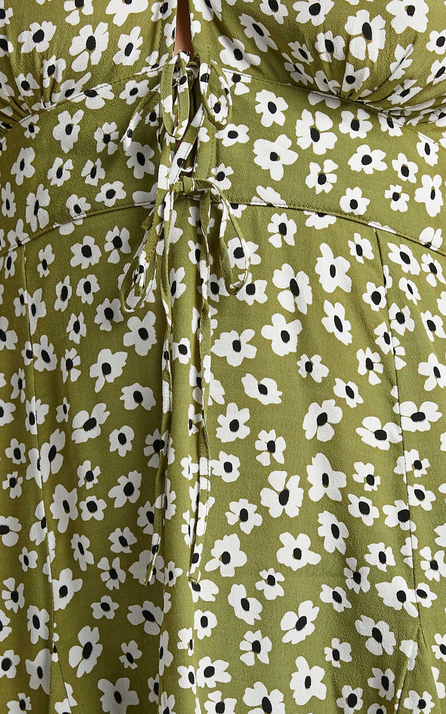Rue Stiic - Leslie Mini Dress in Cosmos Flora Cedar Green