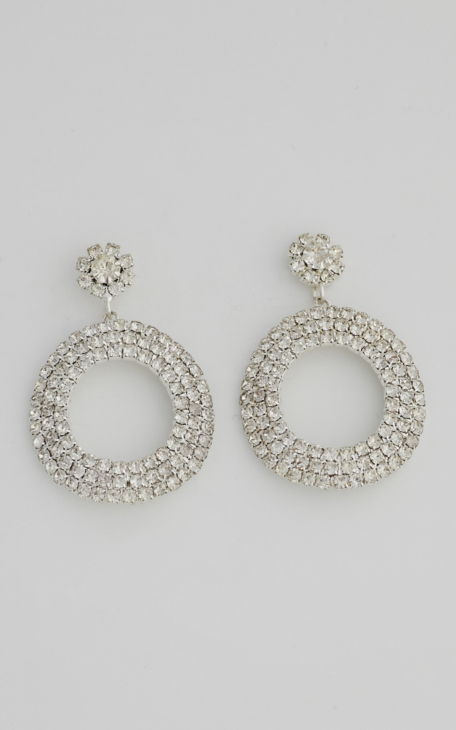 Rufina Earrings in Diamante