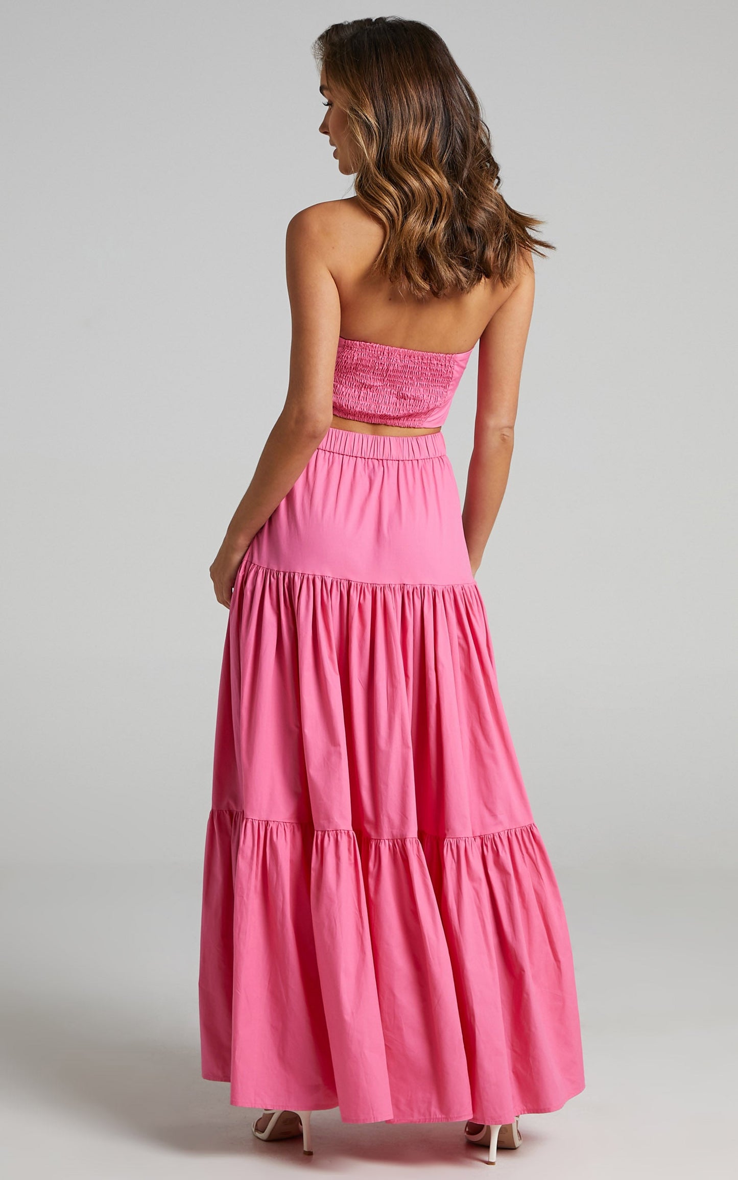 Runaway The Label - Ayla Midi Skirt in Pink