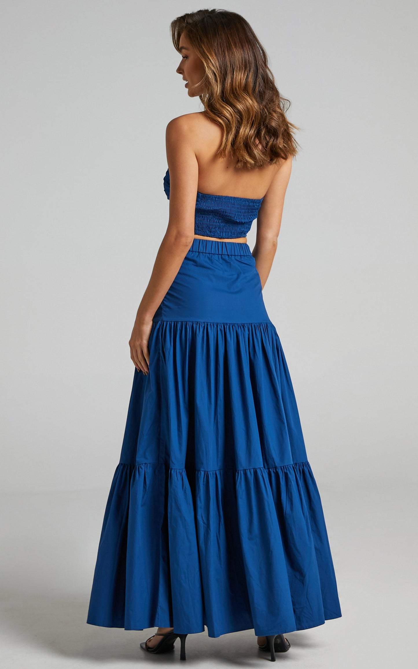 Runaway The Label - Ayla Midi Skirt in Sapphire