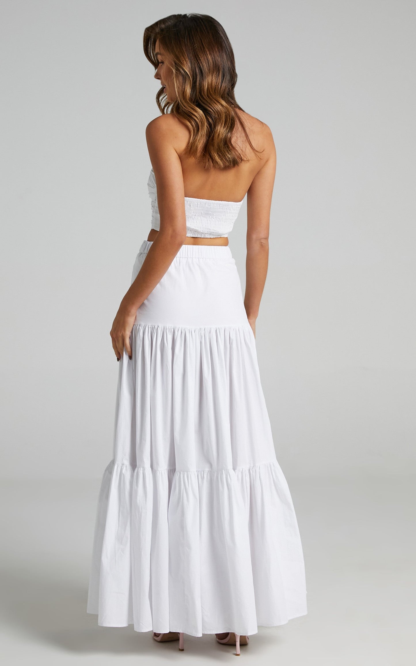 Runaway The Label - Ayla Midi Skirt in White