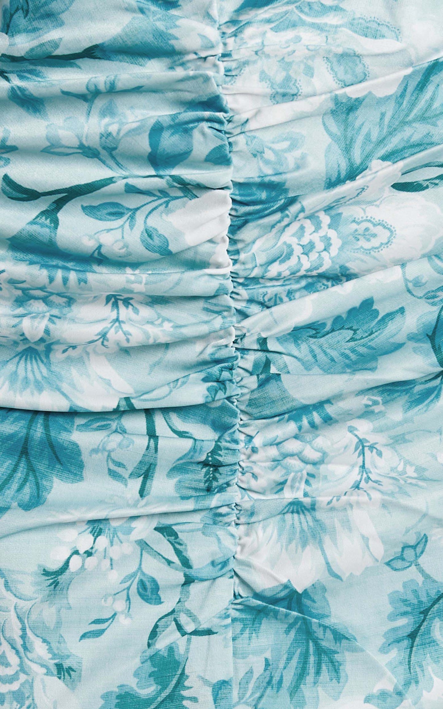 Runaway The Label - Calantha Midi Skirt in Aqua Floral