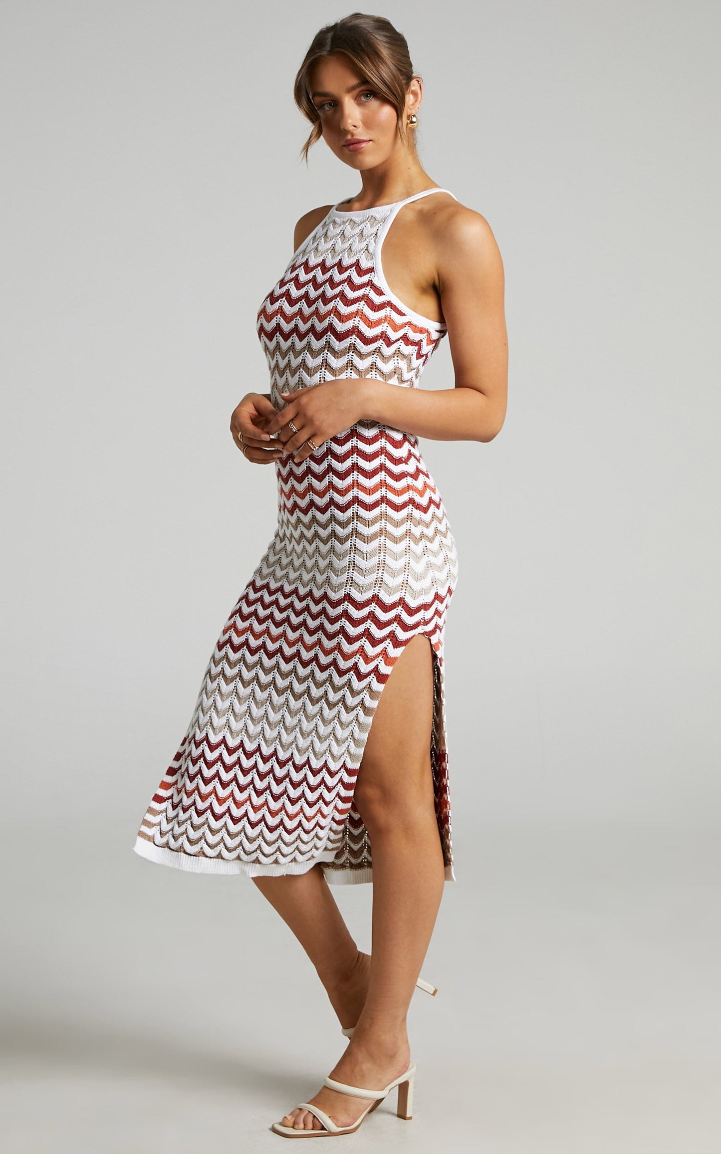 Runaway the Label - Janice Dress in Neutral