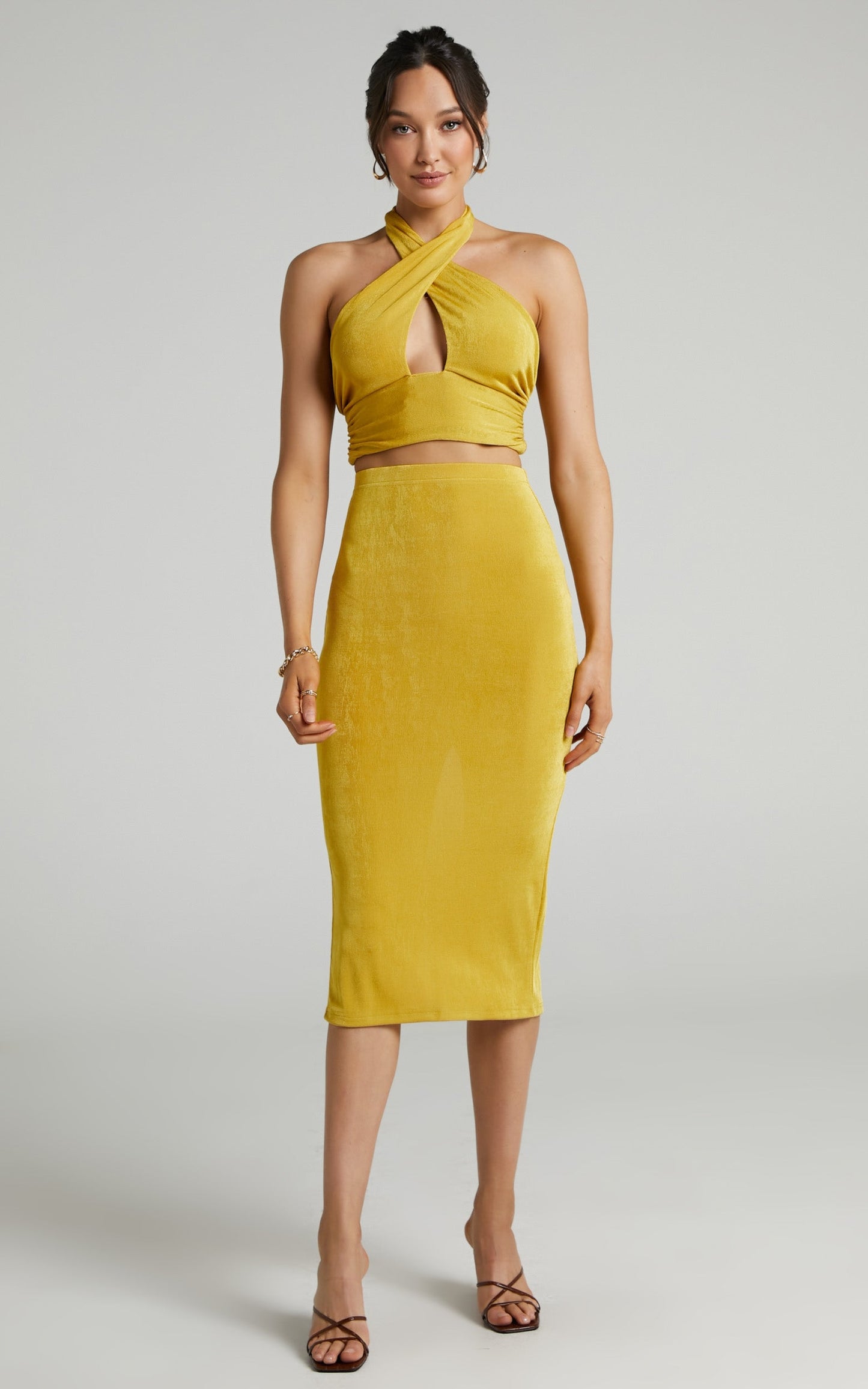 She.Is.Us - On Demand Skirt in Butterscotch
