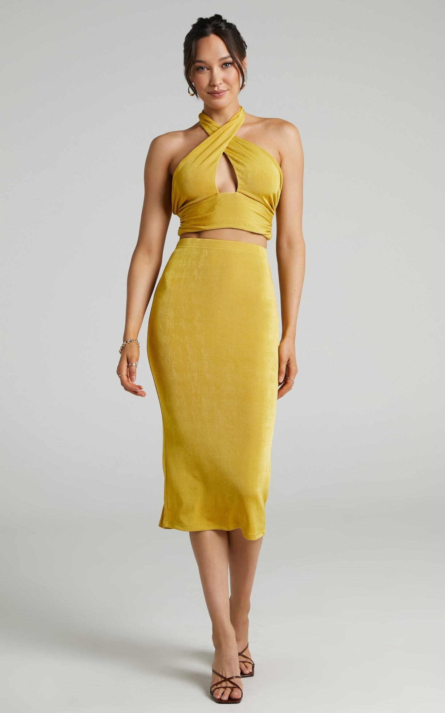 She.Is.Us - On Demand Skirt in Butterscotch