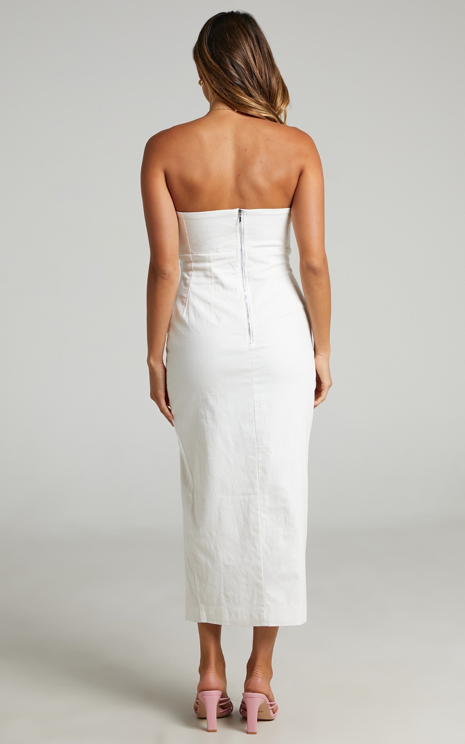 Seven Wonders - Polincia Midi Dress in White
