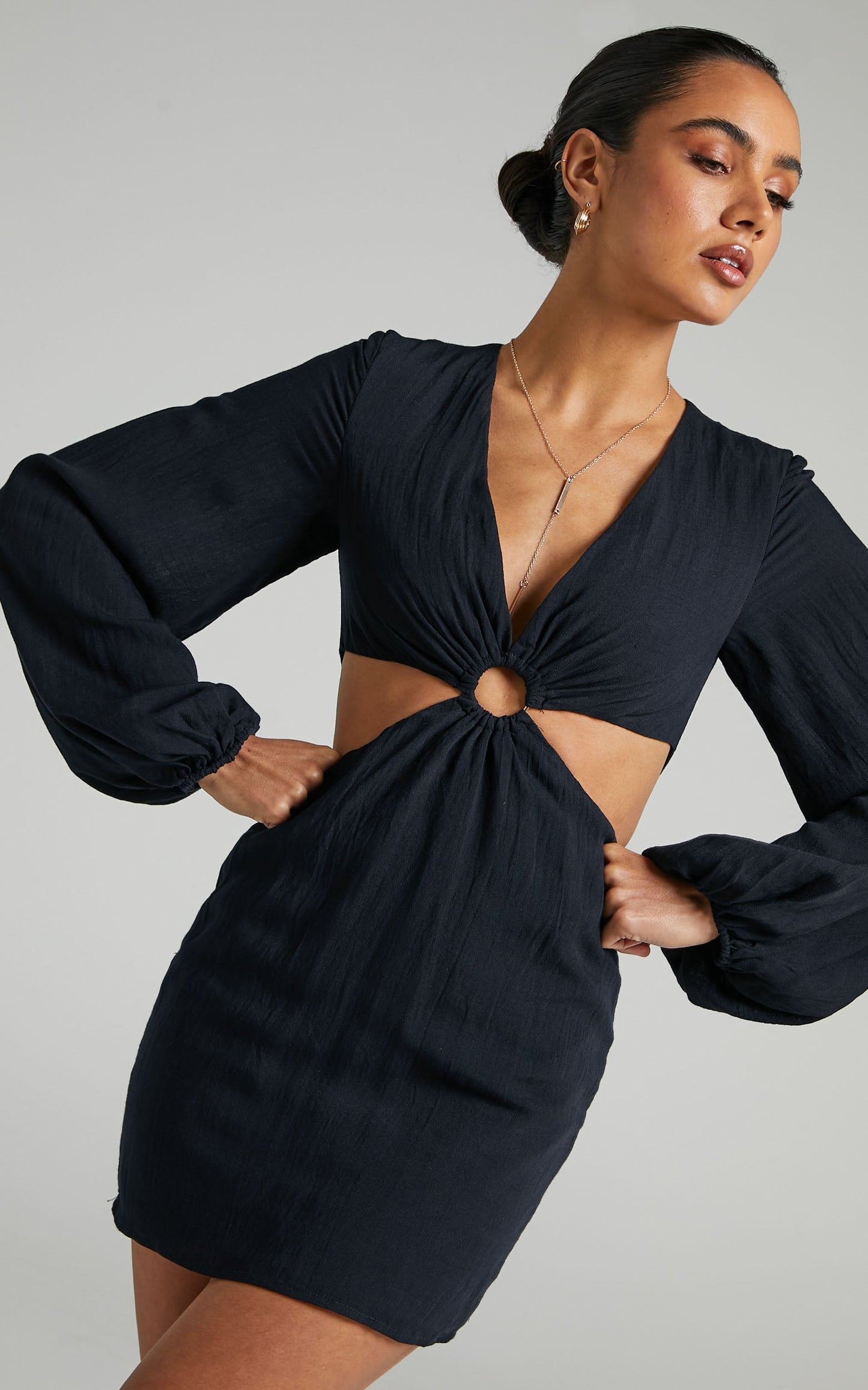 Runaway The Label - Sandra Mini Dress in Black