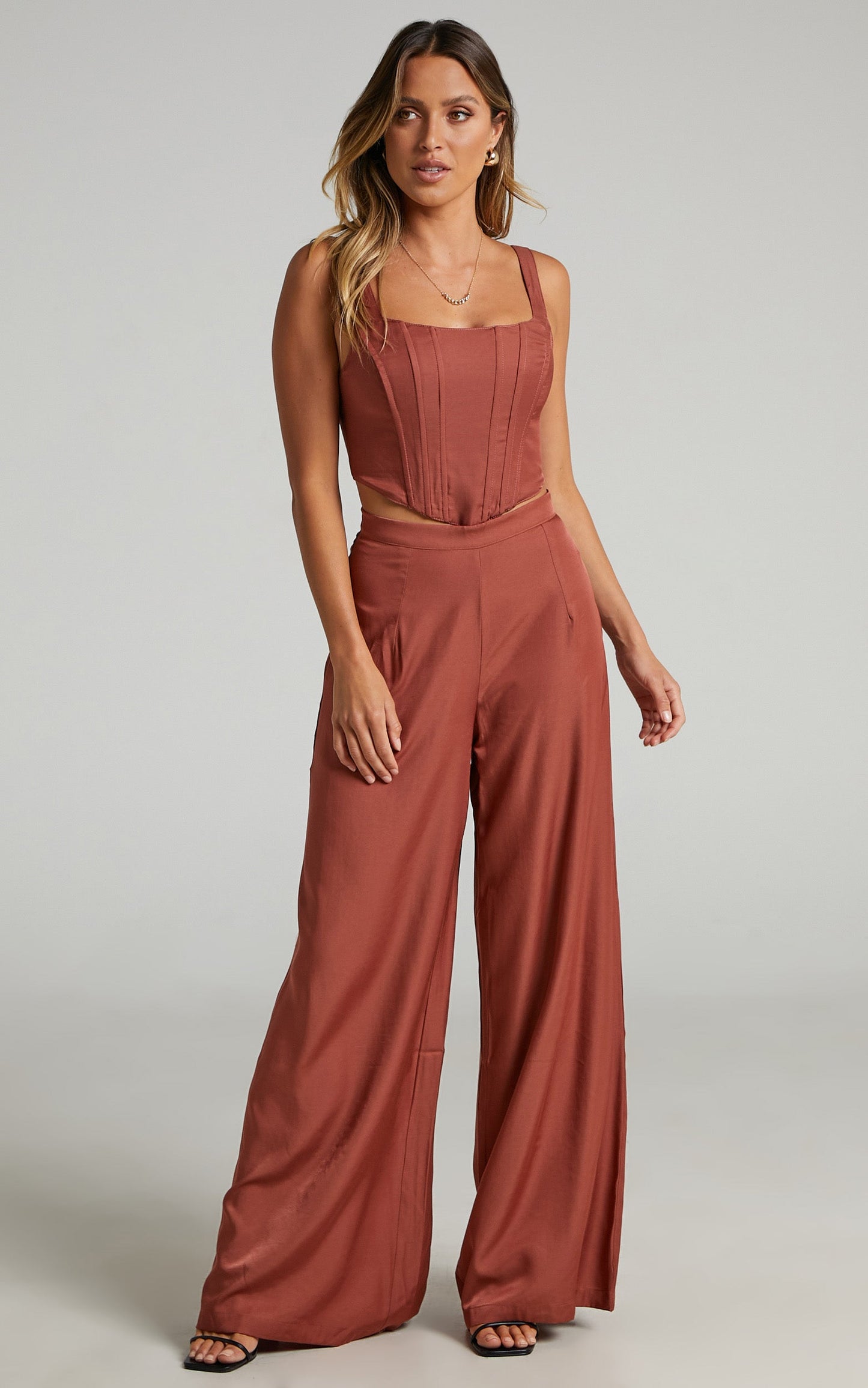Seven Wonders - Seville Corset in Terracotta
