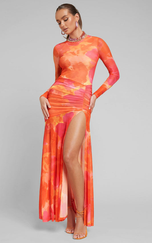 Runaway The Label - Olivia Maxi Dress in Floral Print