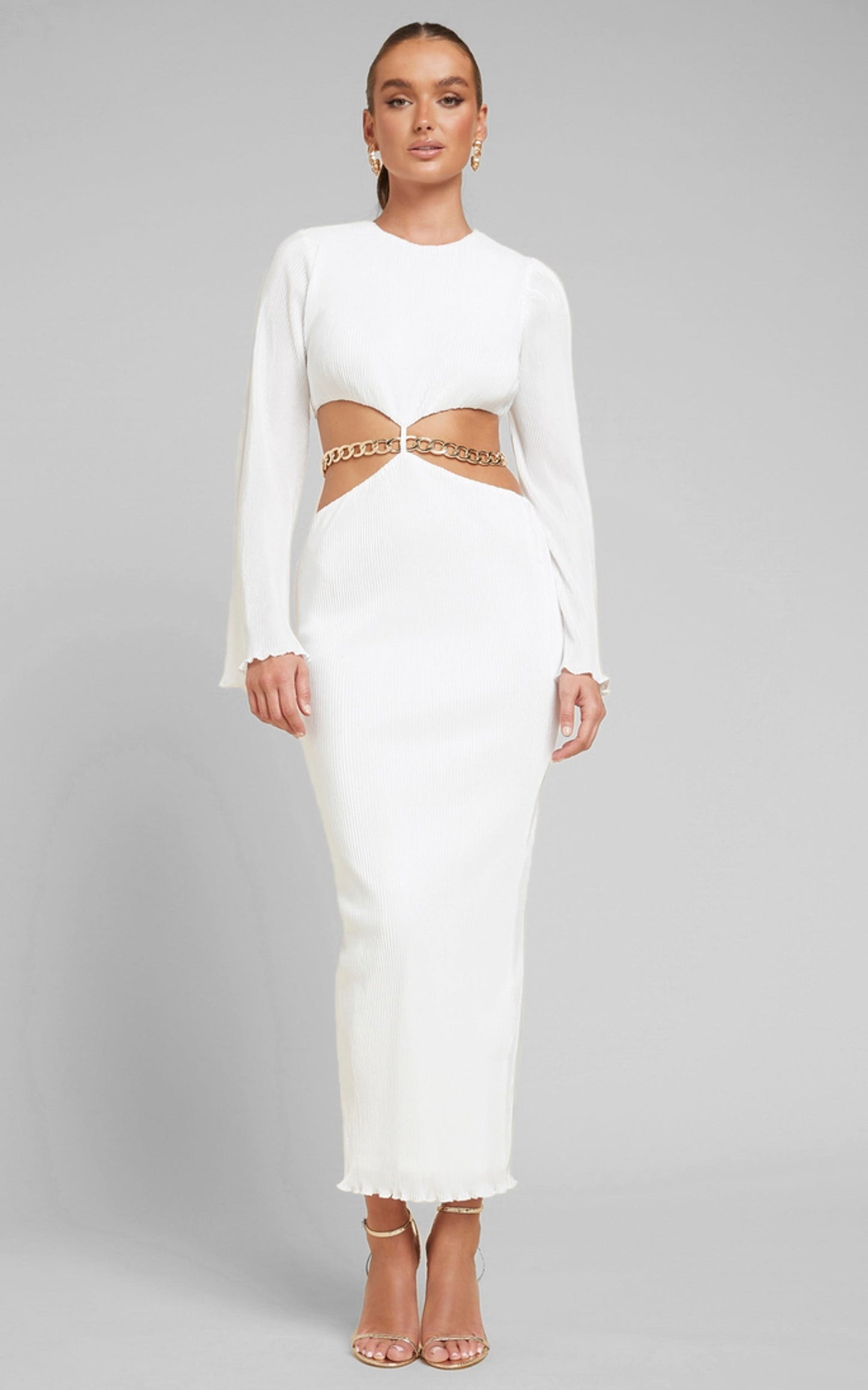 Runaway The Label - Shani Maxi Dress in White