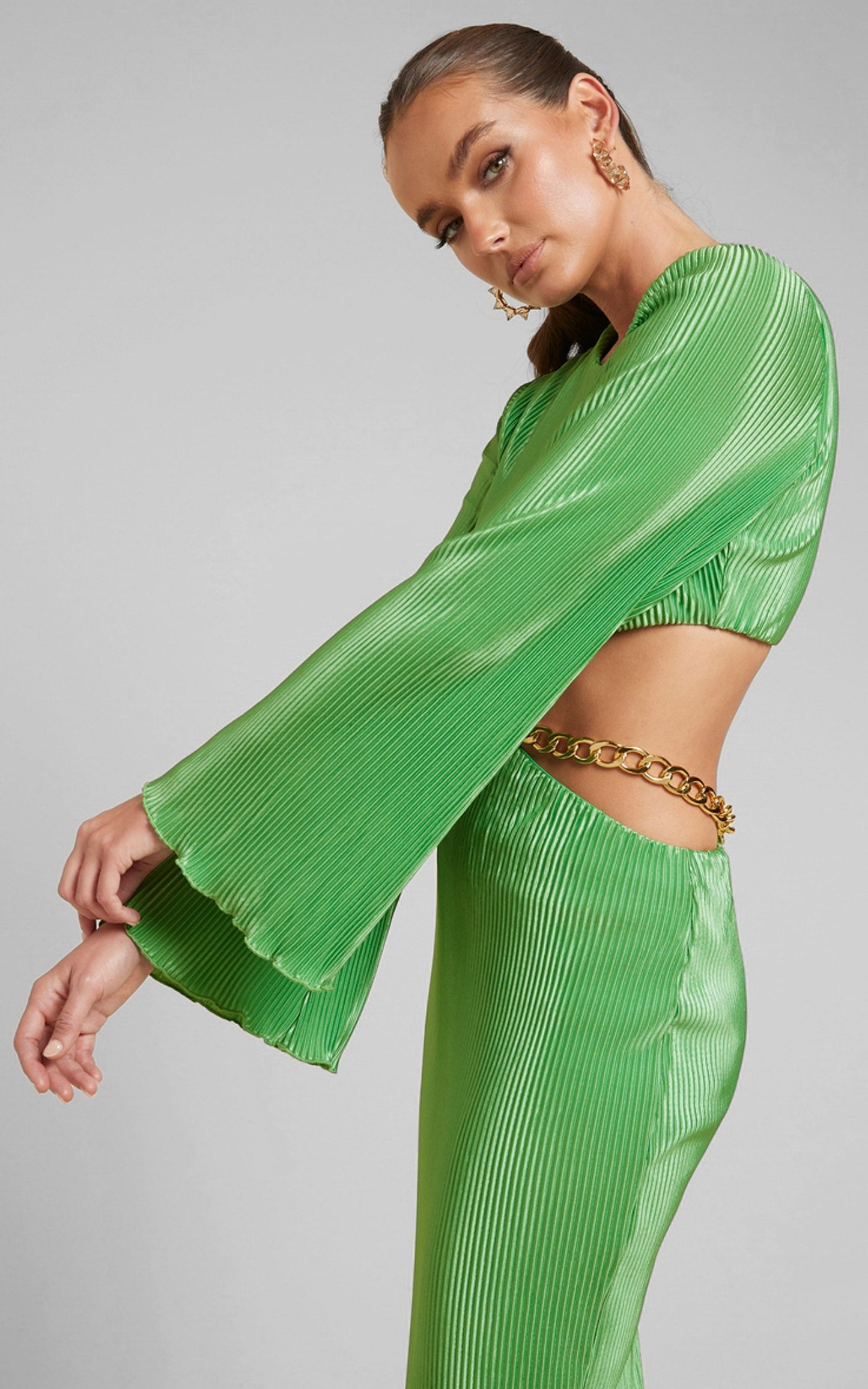 Runaway The Label - Shani Maxi Dress in Apple
