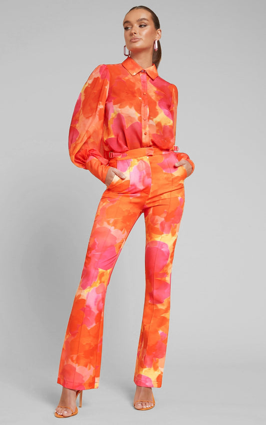 Runaway The Label - Coley Shirt in Floral Print
