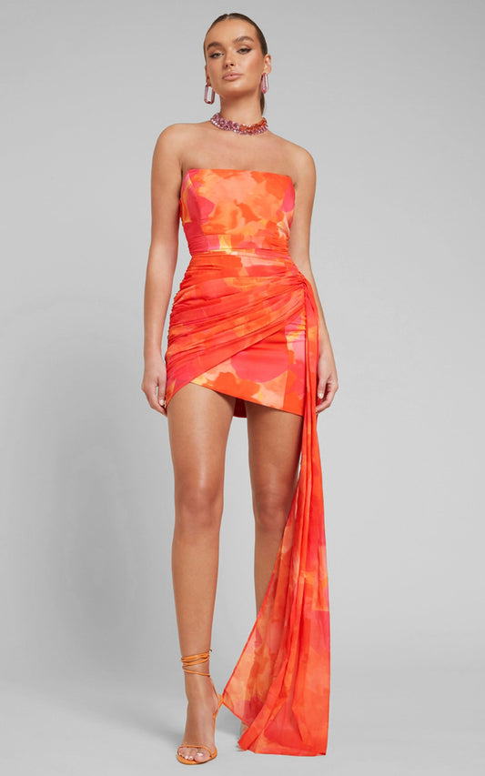 Runaway The Label - Ellie Mini Dress in Floral Print