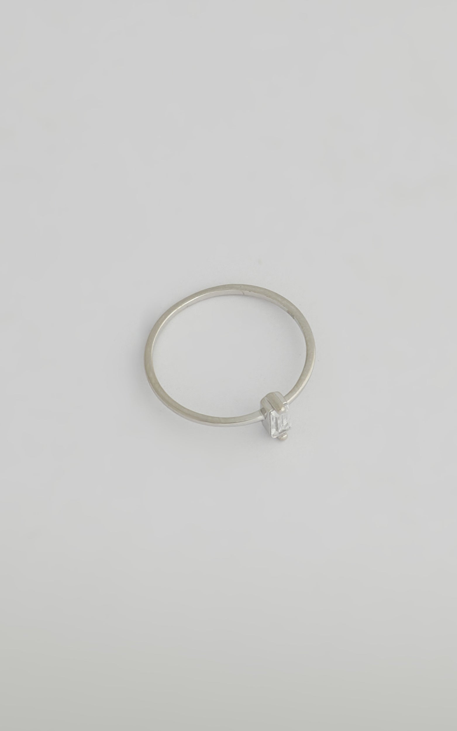 SAINT VALENTINE - BAGUETTE RING in Silver