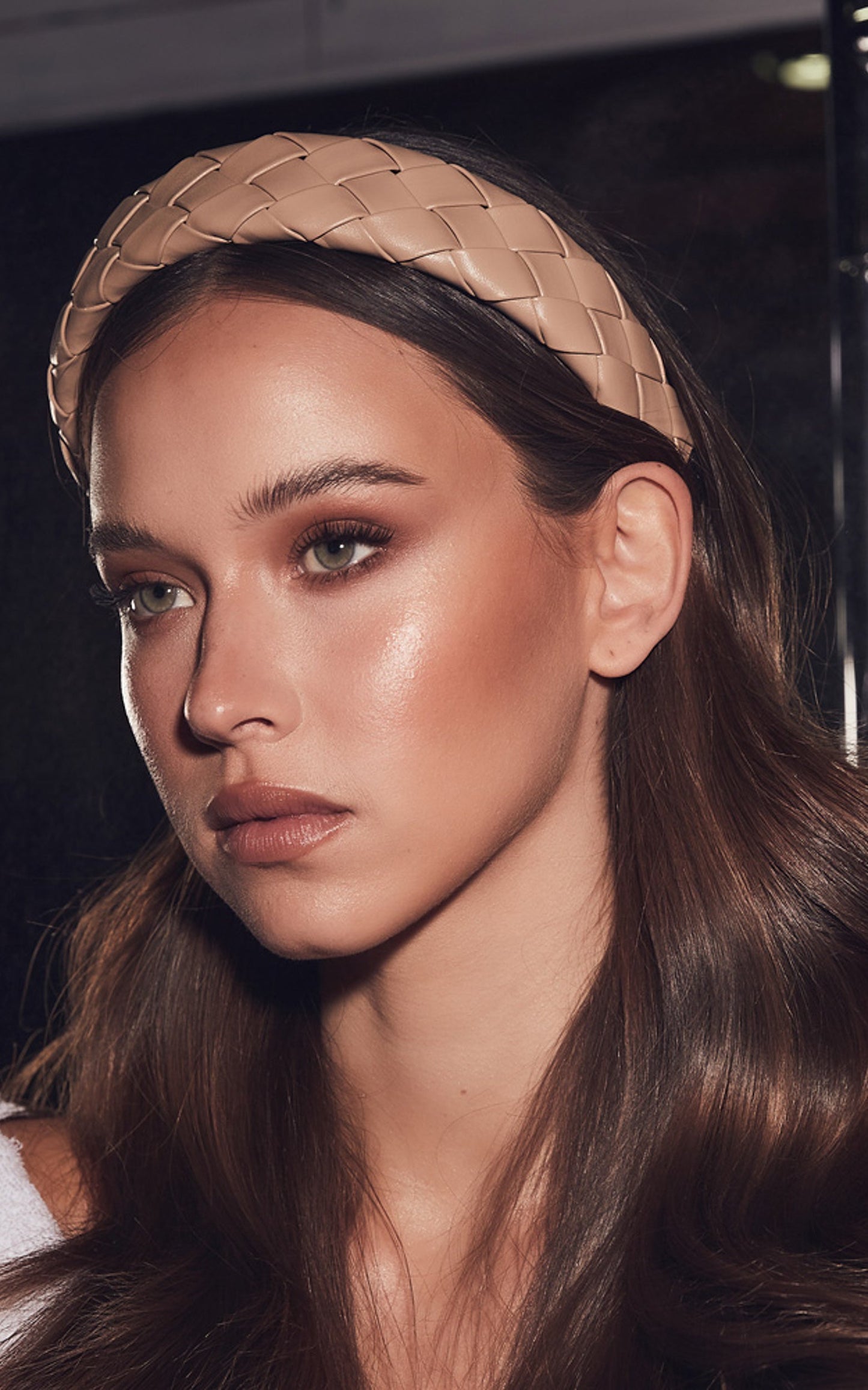 Billini x Natalie Anne - Sammy Woven Headband in Nude