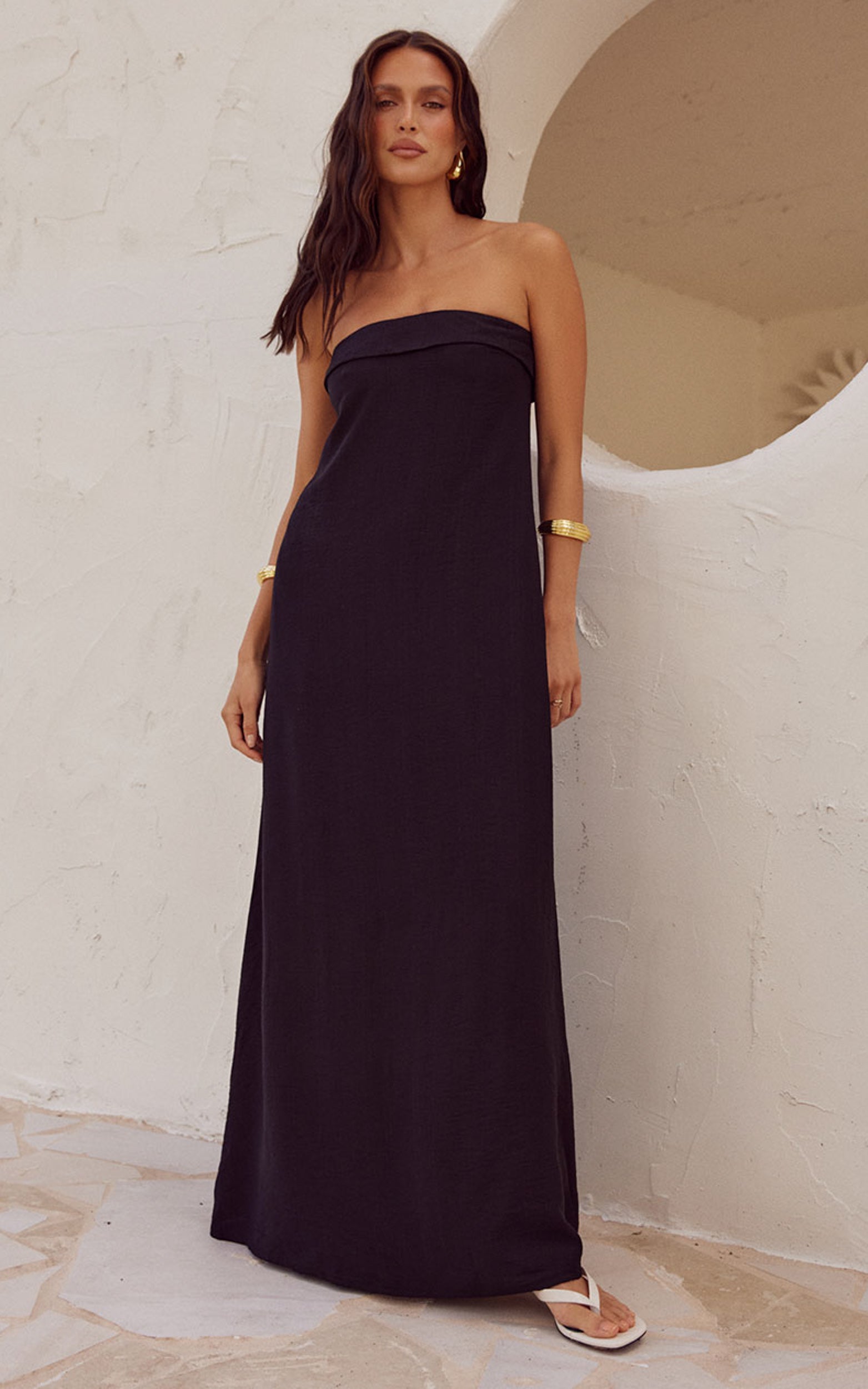 Runaway The Label - Saphira Maxi Dress in Black