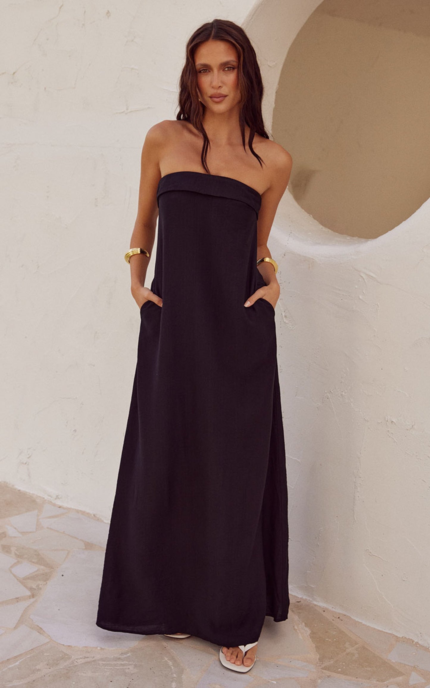 Runaway The Label - Saphira Maxi Dress in Black