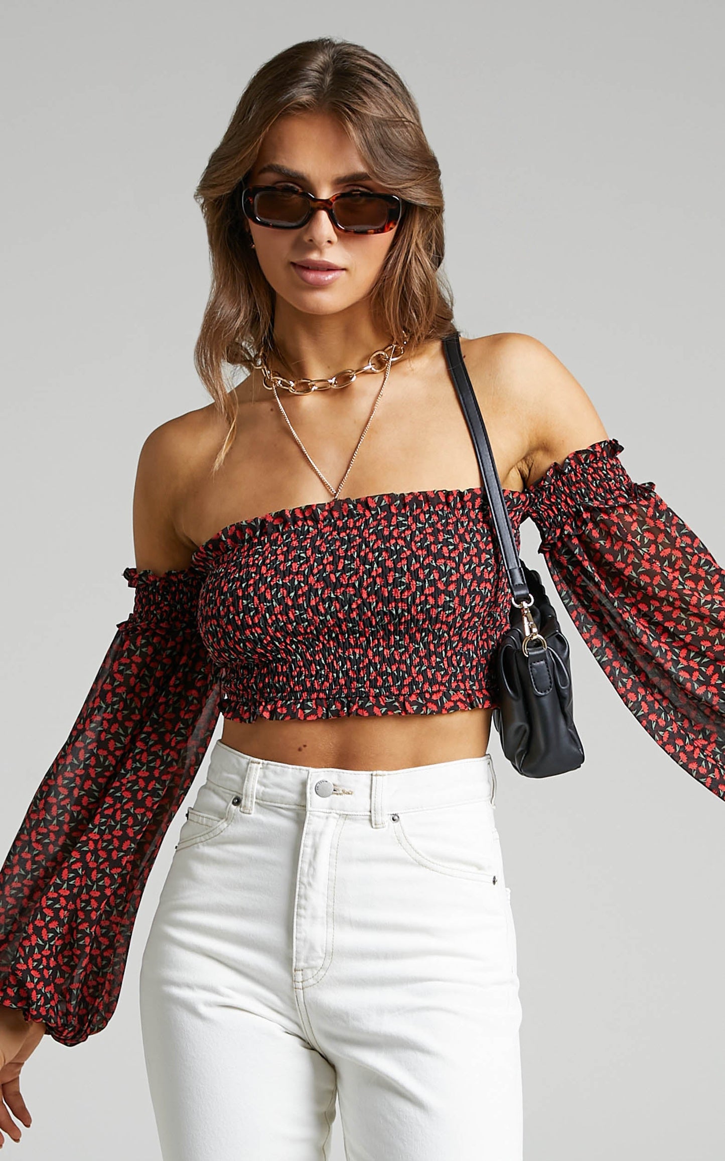 SEVEN WONDERS - HARTLEY TOP in Black