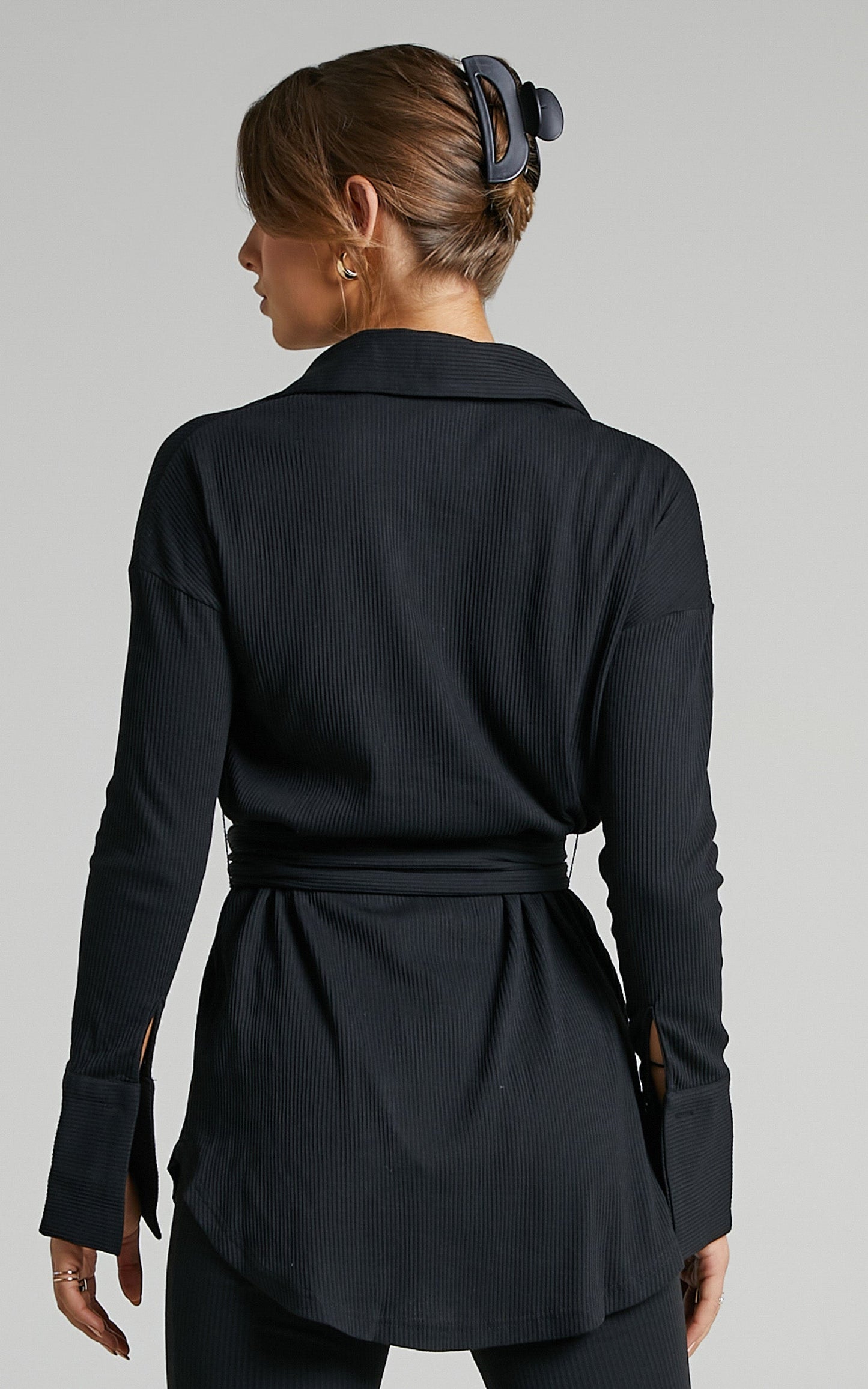 SNDYS - Renee Ribbed Top in Black
