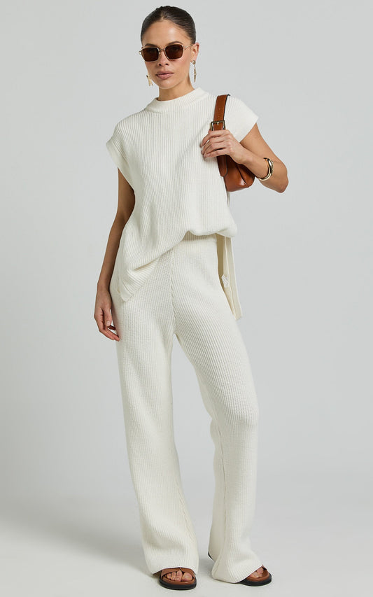Sndys The Label - Oak Pants in Vintage White