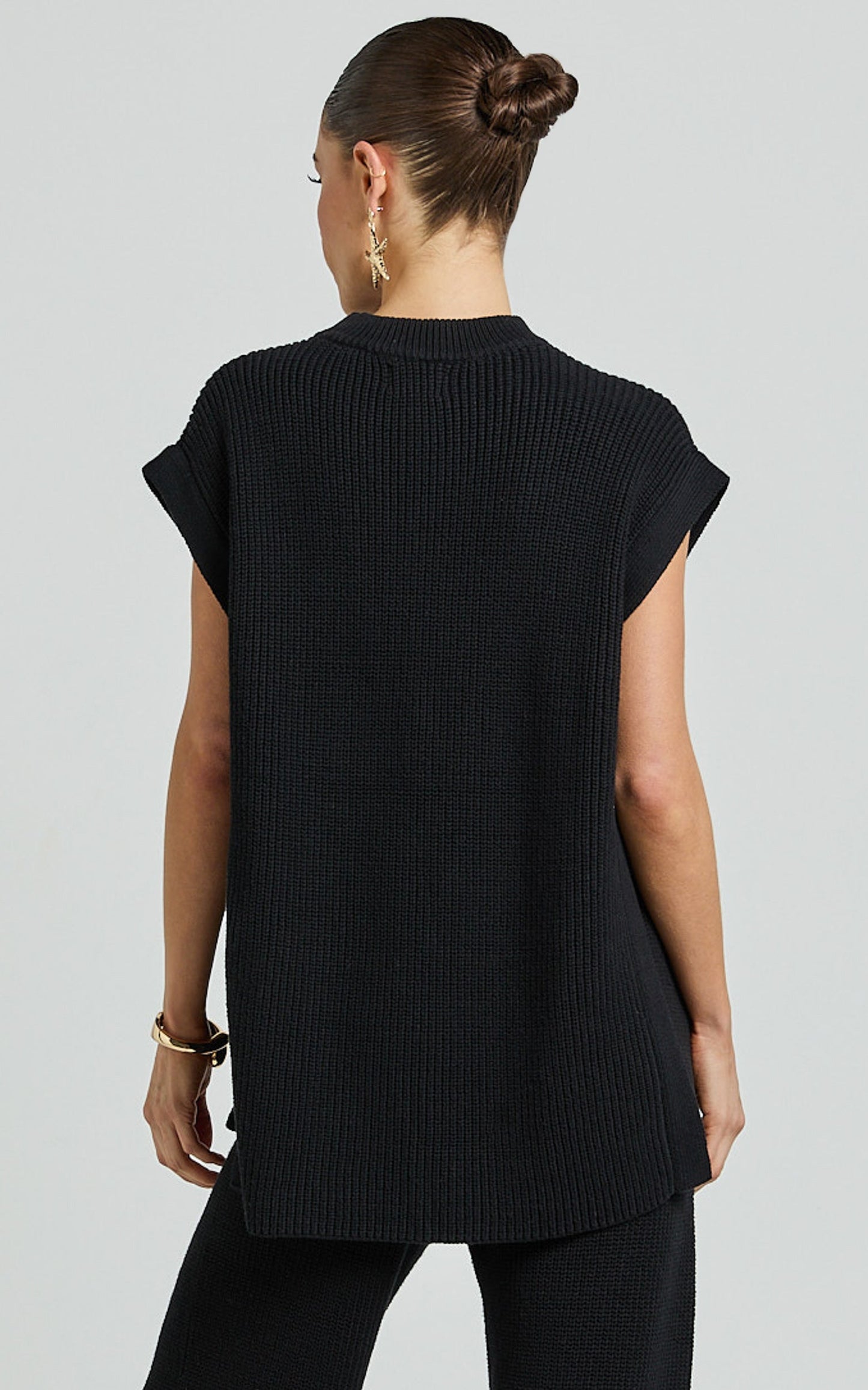 Sndys The Label - Oak Vest Top in Black