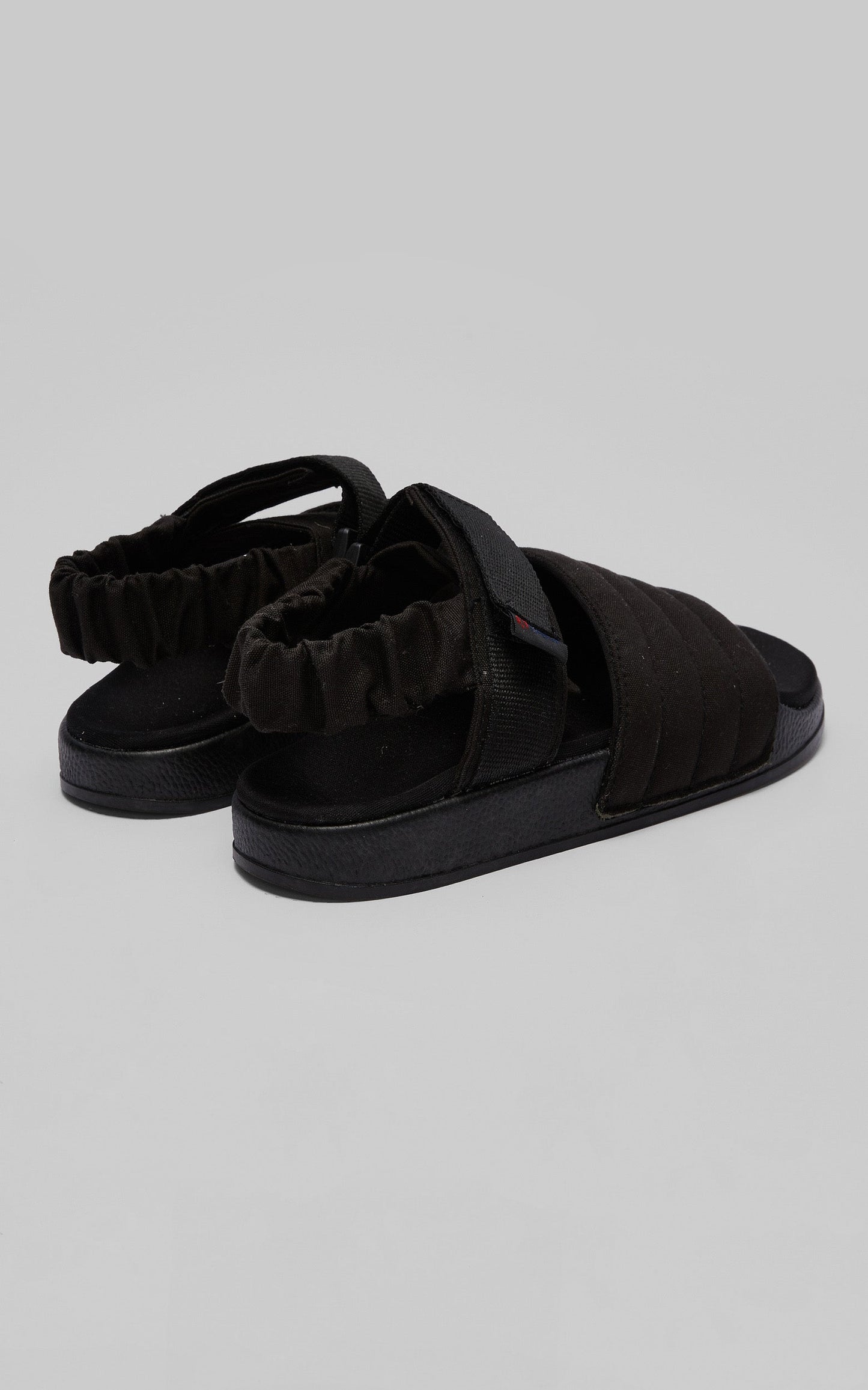 Superga - 1911 Sandal Quilted Organic Canvas Rope in Black