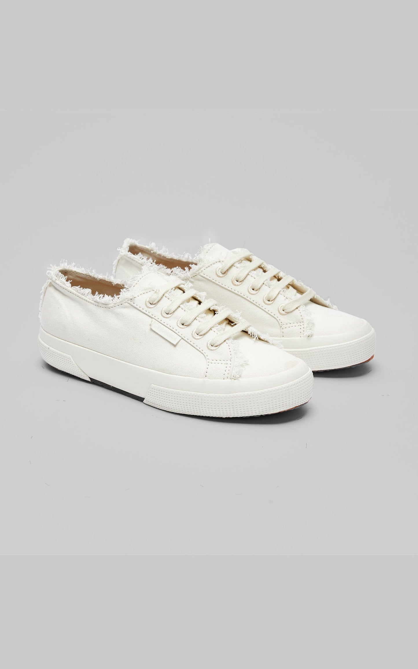 Superga - 2750 Fringed Organic Canvas Natural Dye Sneakers in Weeds
