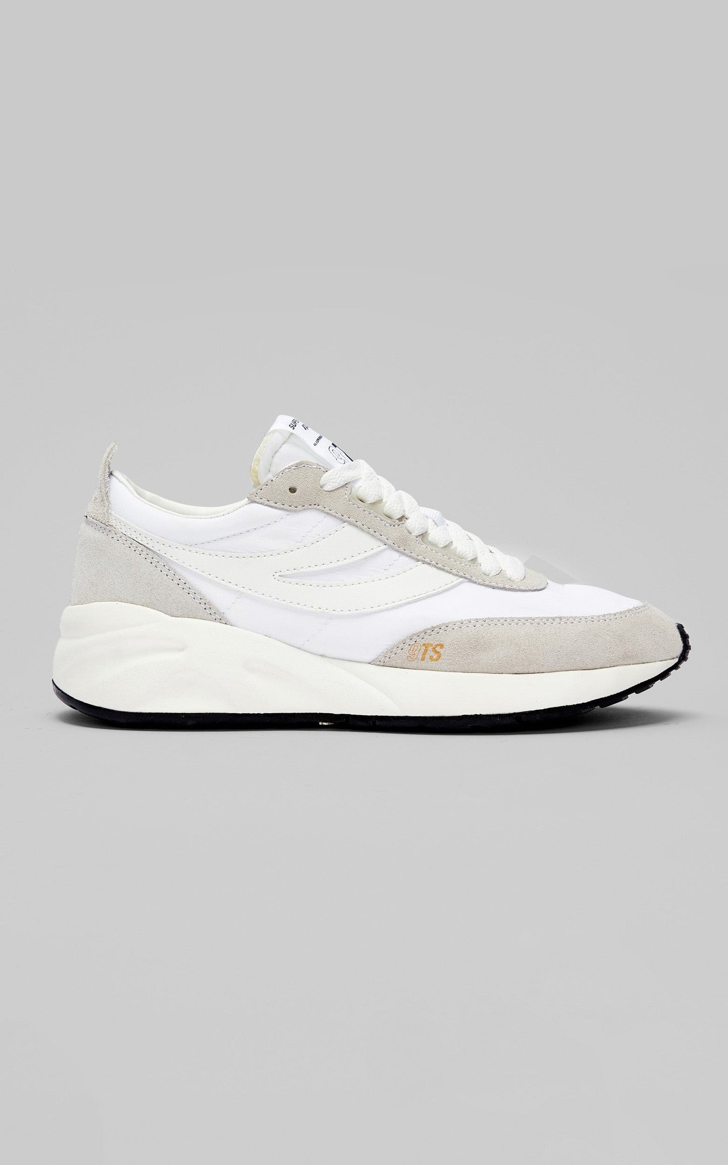 Superga - 4089 Training 9TS Slim Sneakers in White- White Avorio