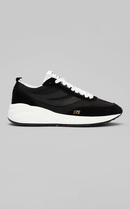 Superga - 4089 Training 9TS Slim Sneakers in Black - White Avorio