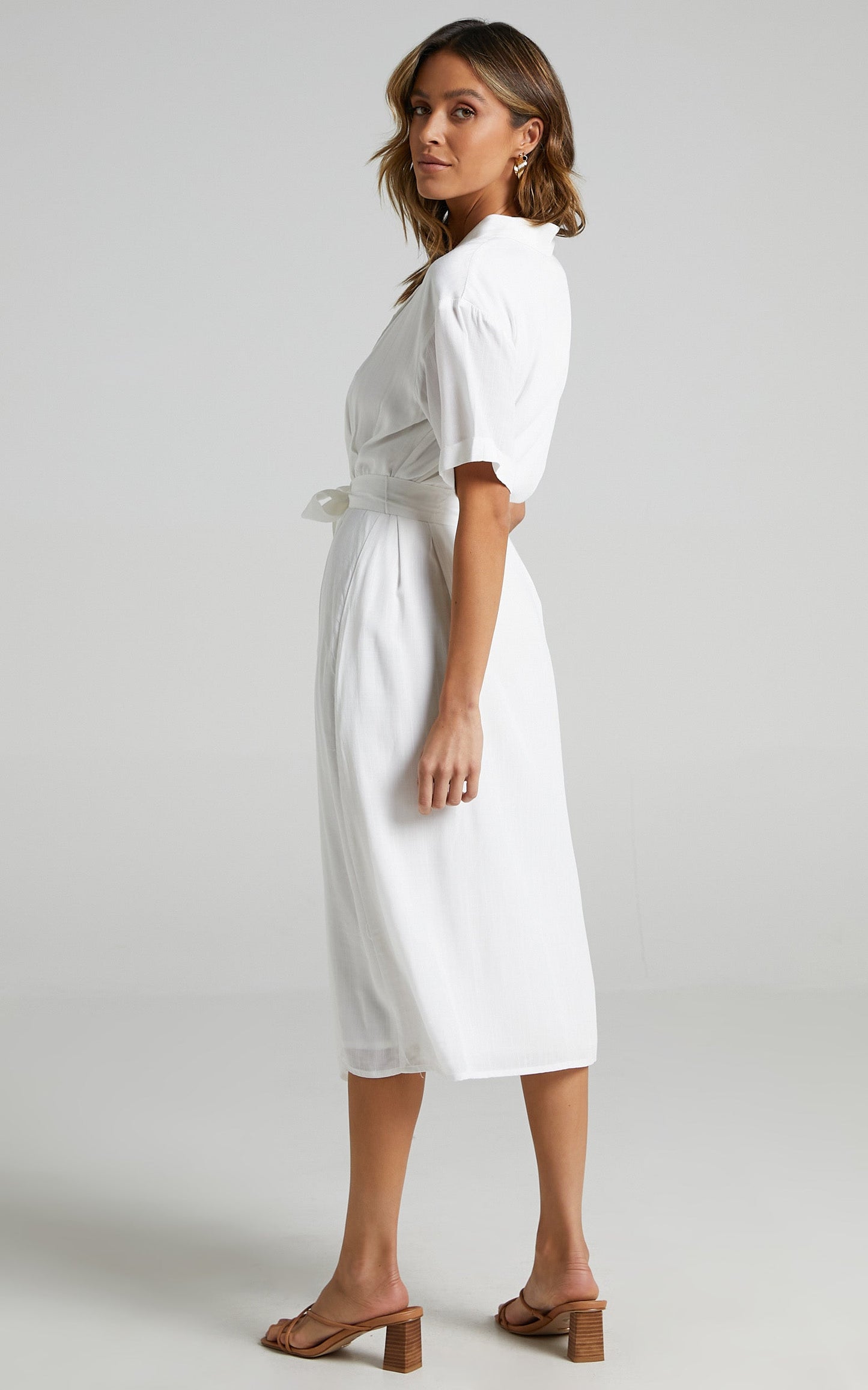 Sallie Dress in White