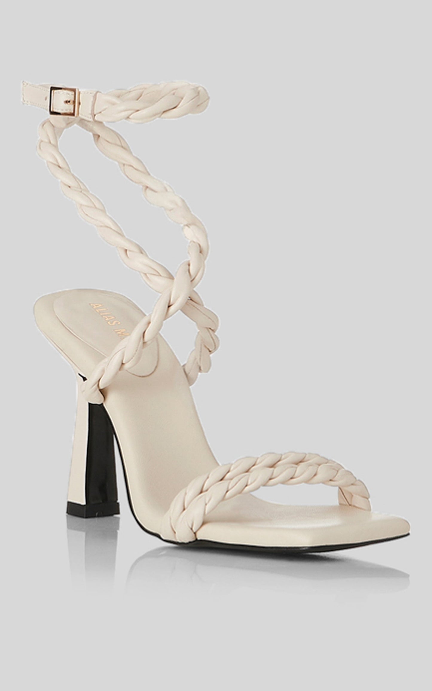 Alias Mae - Sammy Heels in BONE LEATHER