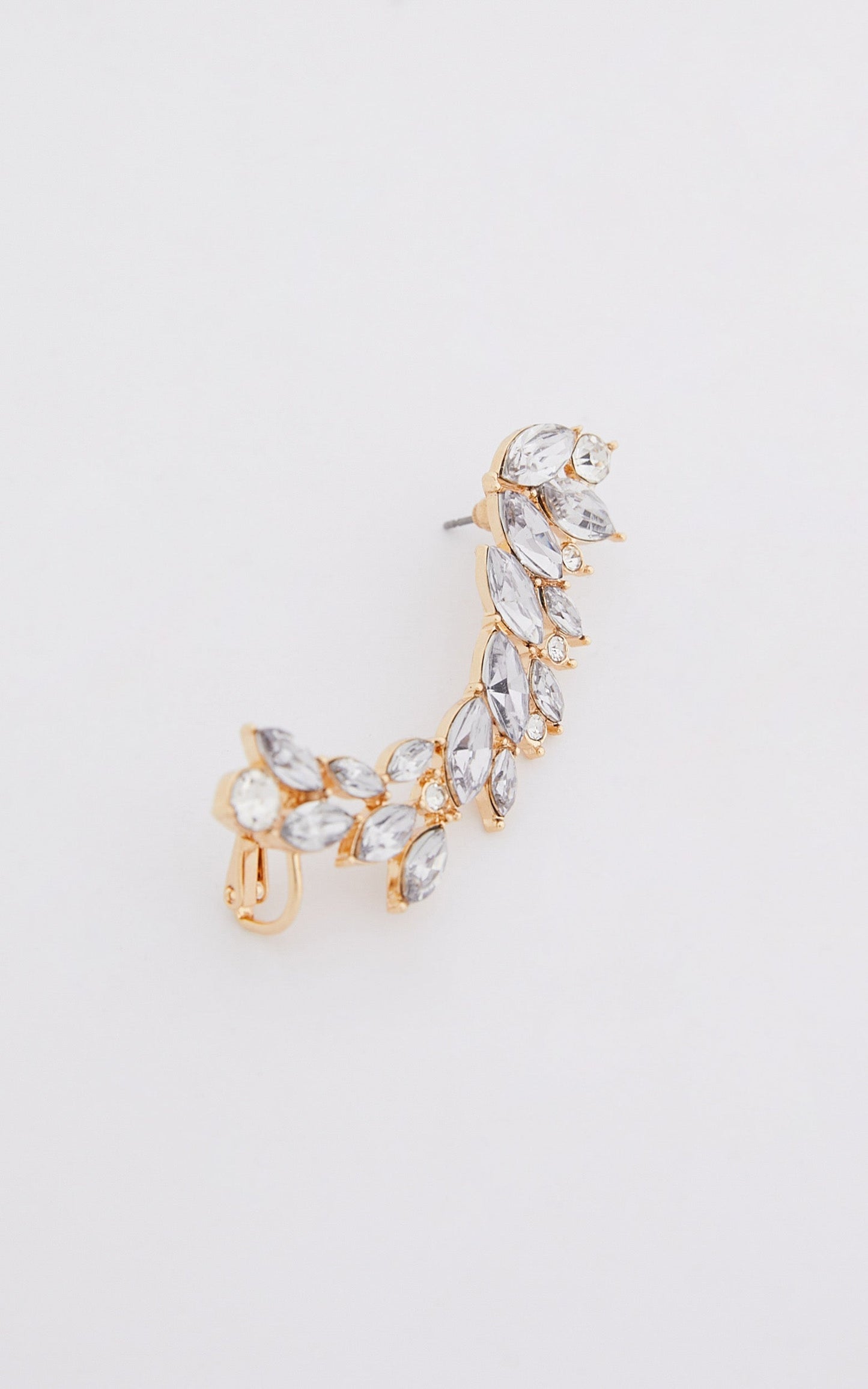 Saralene Earrings Cuff in Gold