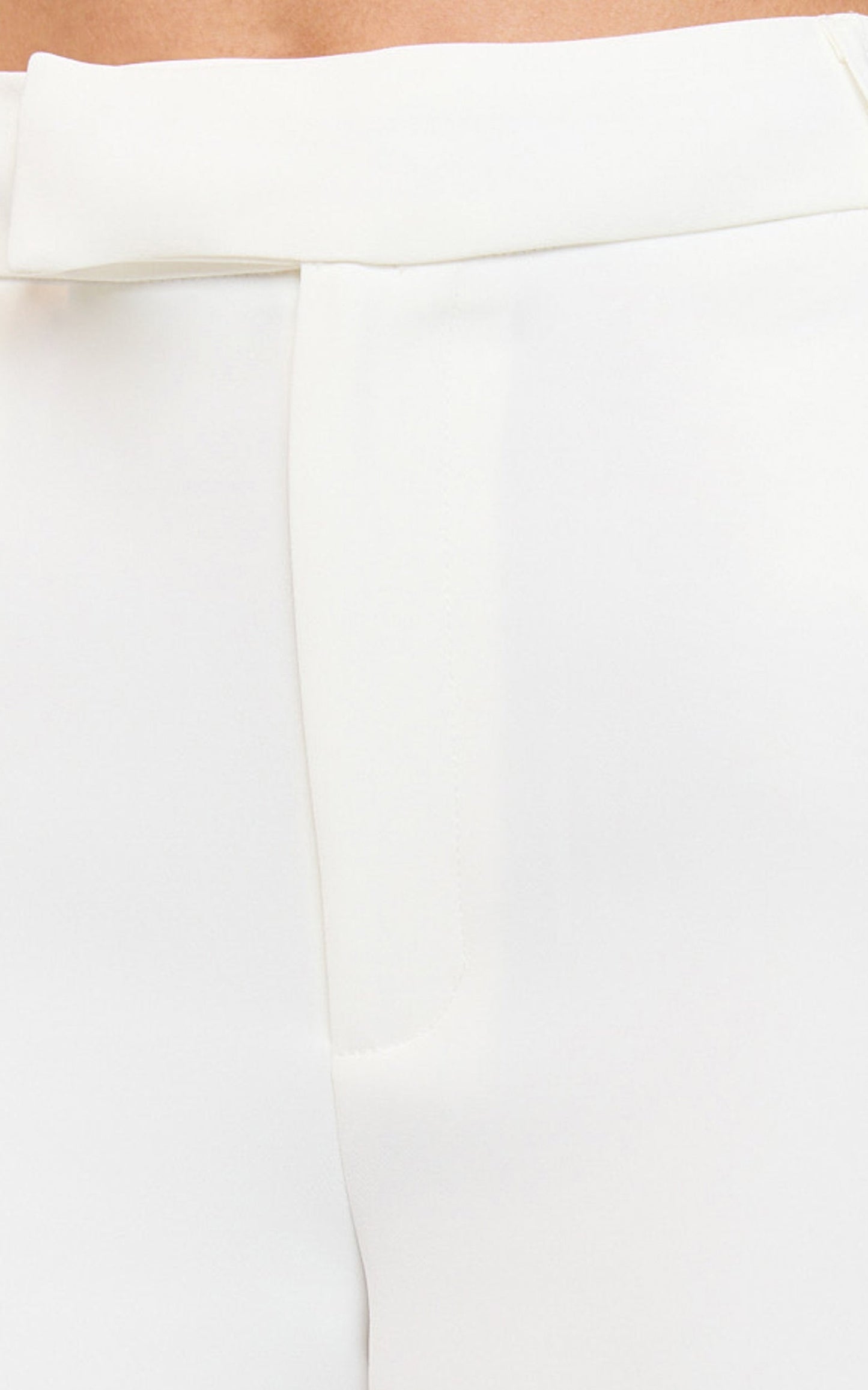 Selena Pants - High Waisted Wide Leg Tailored Pants in Cream