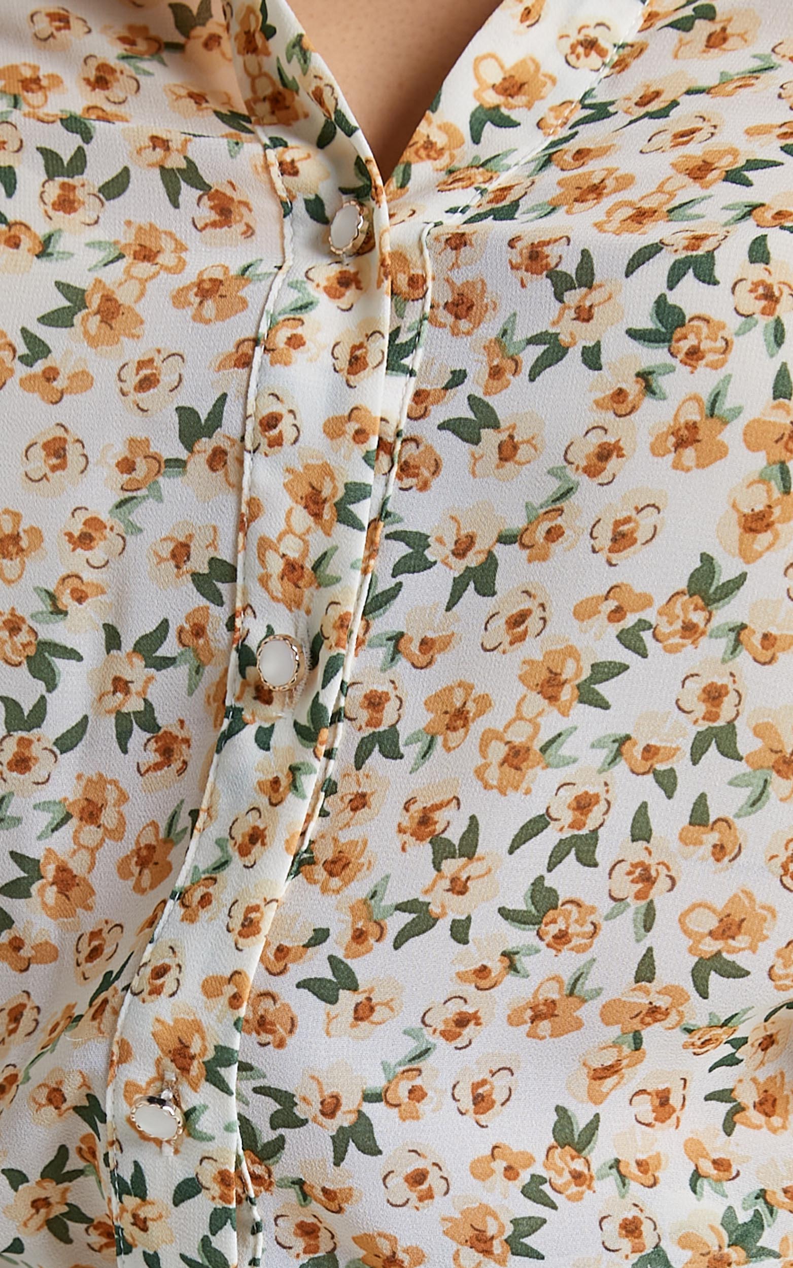 Seven Wonders - Yasmine Shirt in Yellow Floral