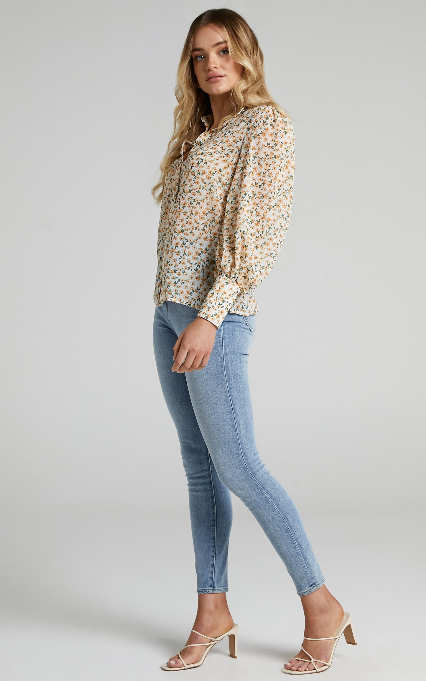 Seven Wonders - Yasmine Shirt in Yellow Floral