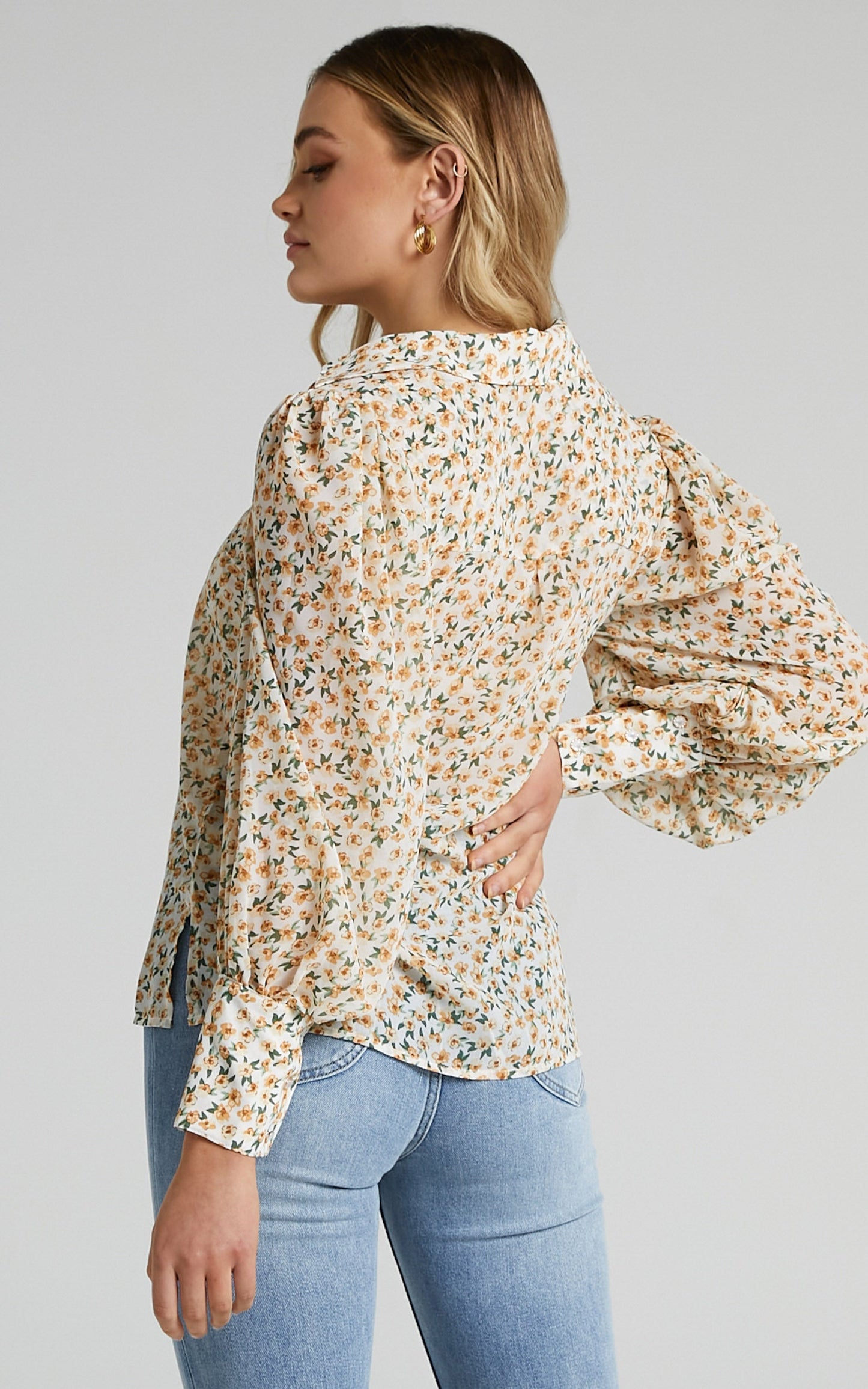 Seven Wonders - Yasmine Shirt in Yellow Floral
