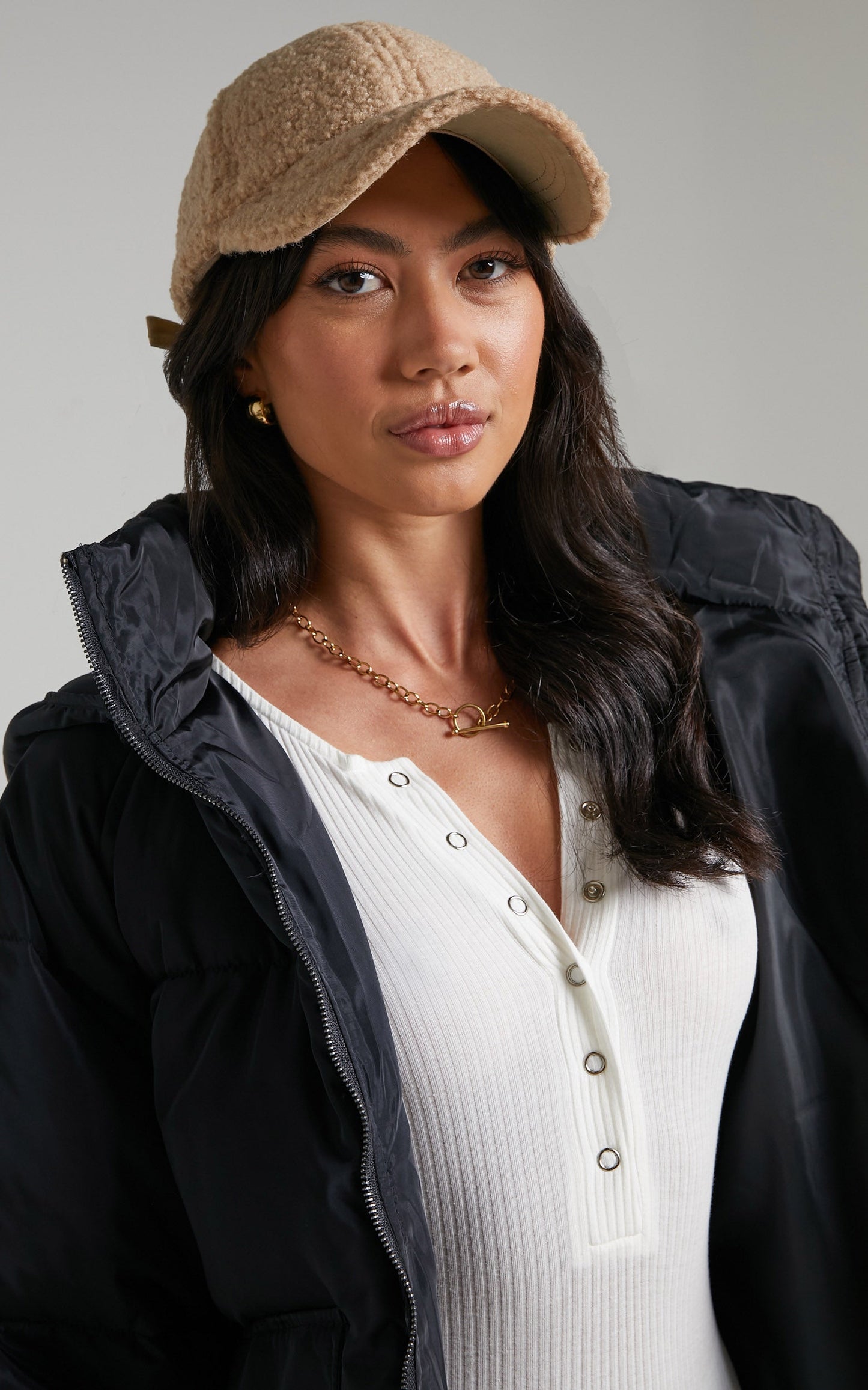Shanner Teddy Baseball Cap in Tan