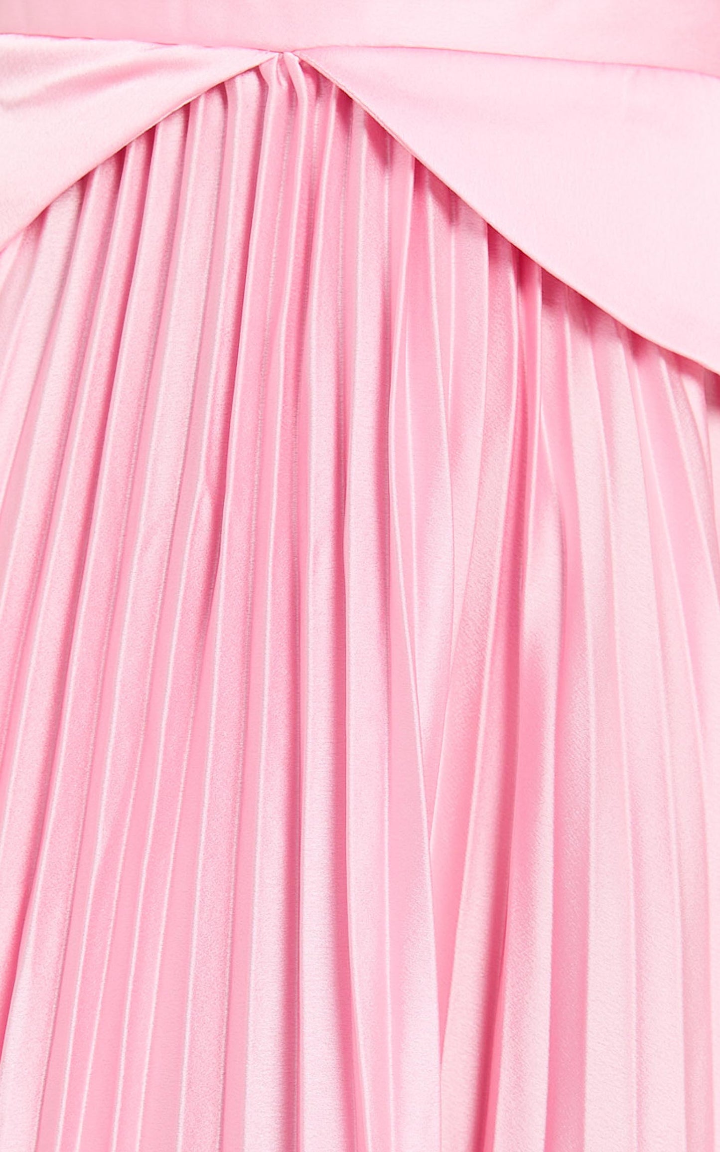 Shay Maxi Dress - Sweetheart Cut Out Pleated Dress in Pink