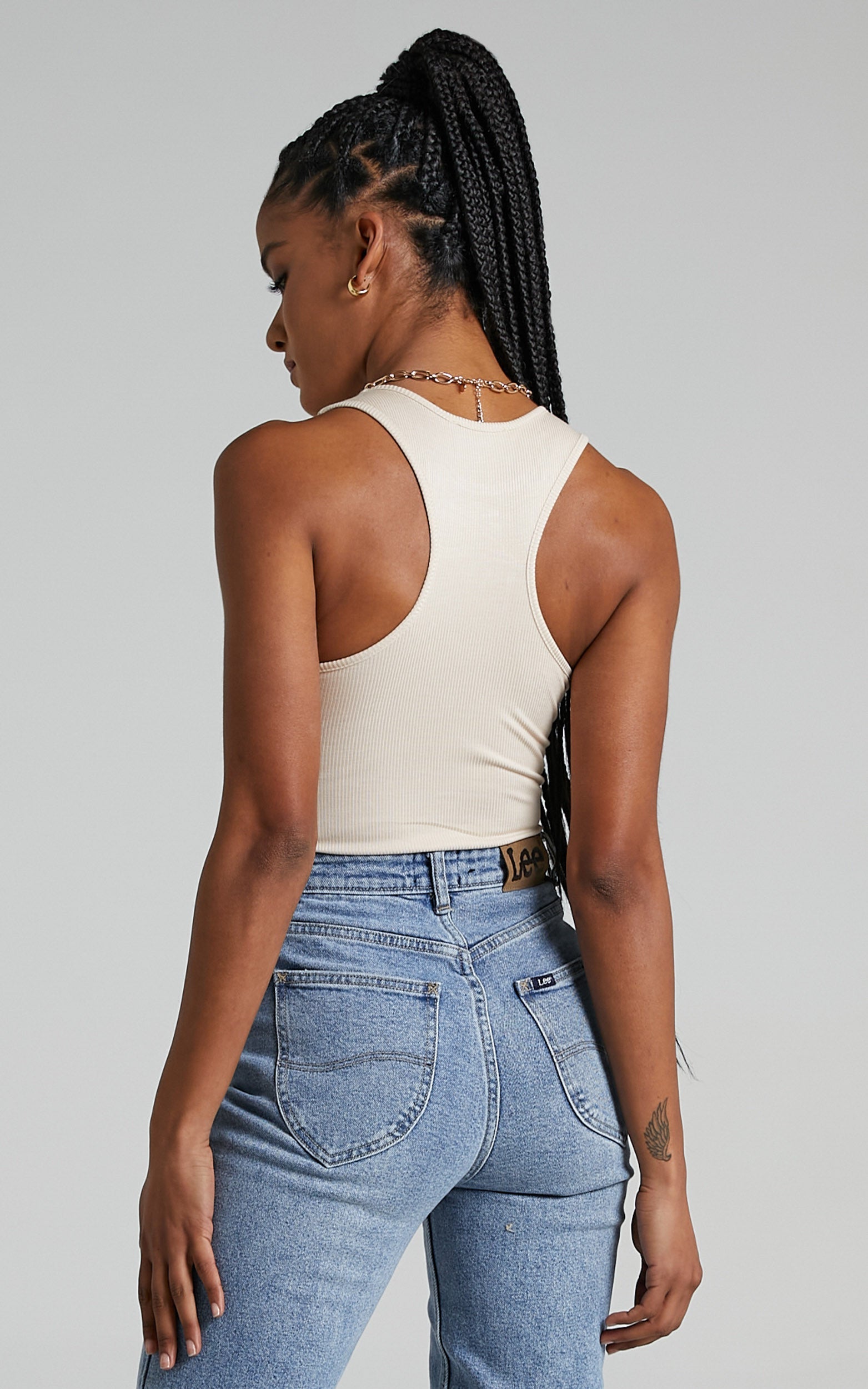 She.Is.Us - Kylee Bodysuit in Sand
