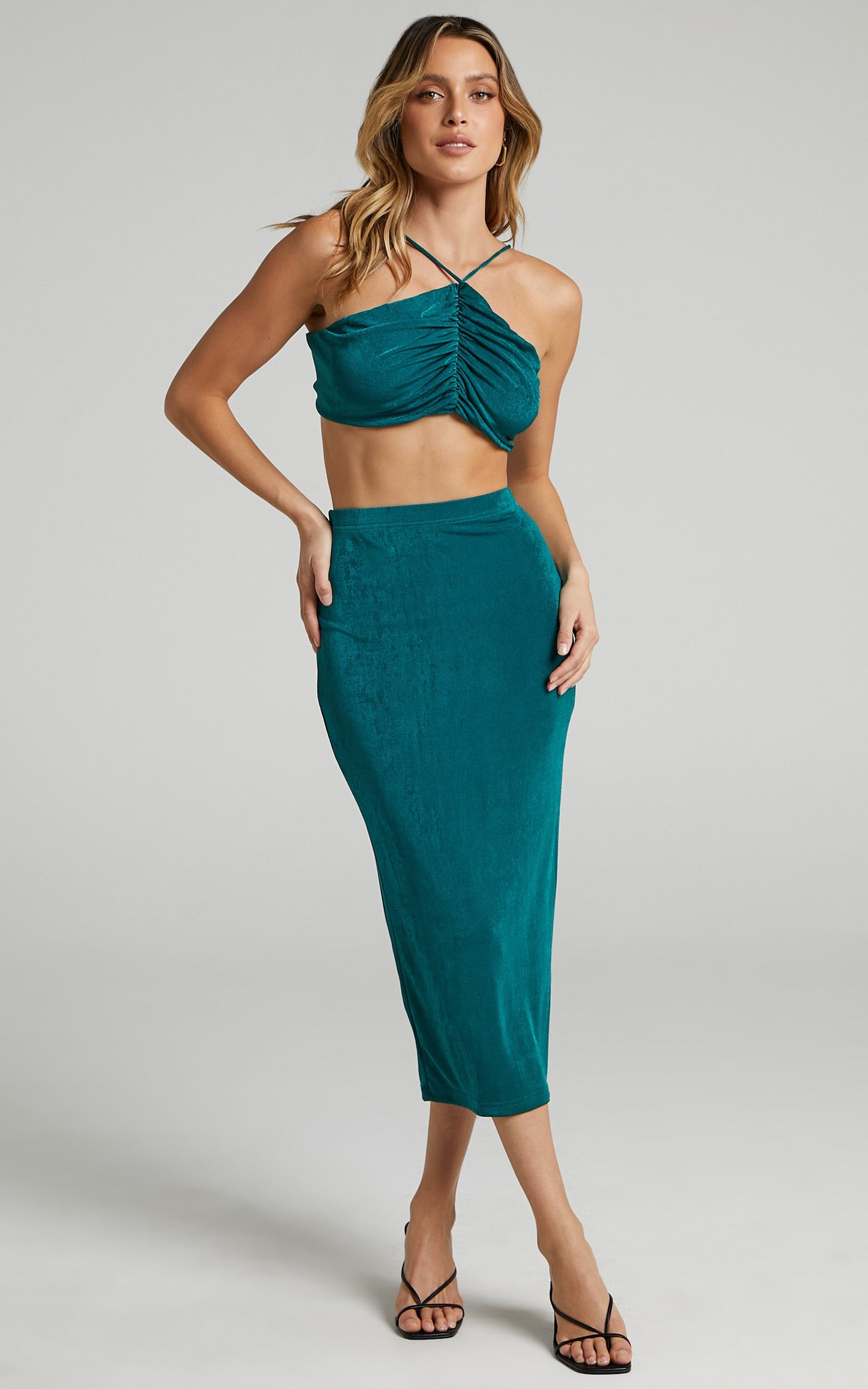 She.Is.Us - On Demand Skirt in Emerald