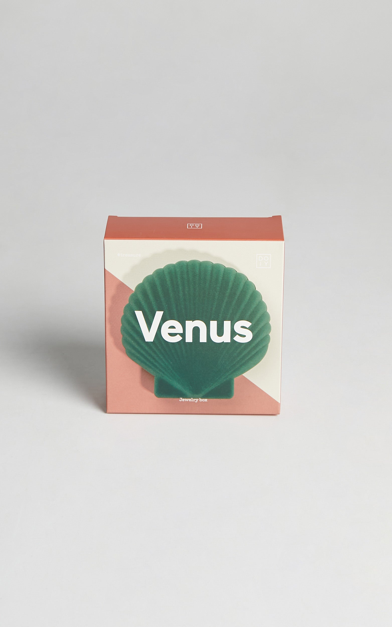 DOIY - Venus Shell Jewellery Box in Green