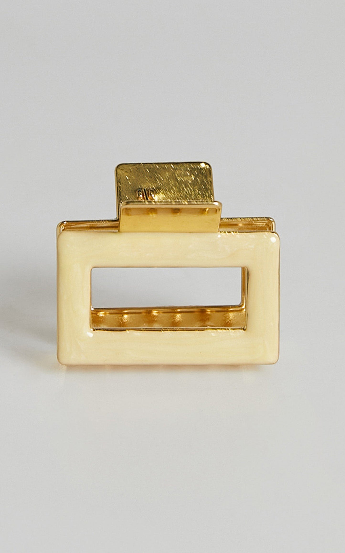 Sigourney Square Hair Clip in Gold