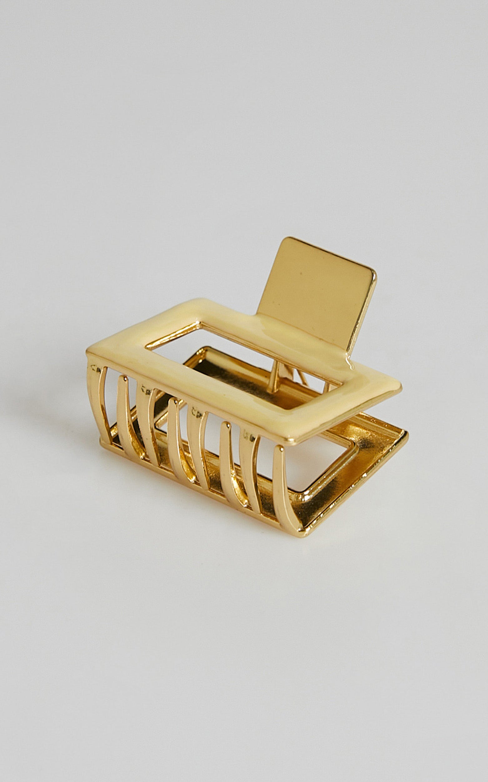 Sigourney Square Hair Clip in Gold