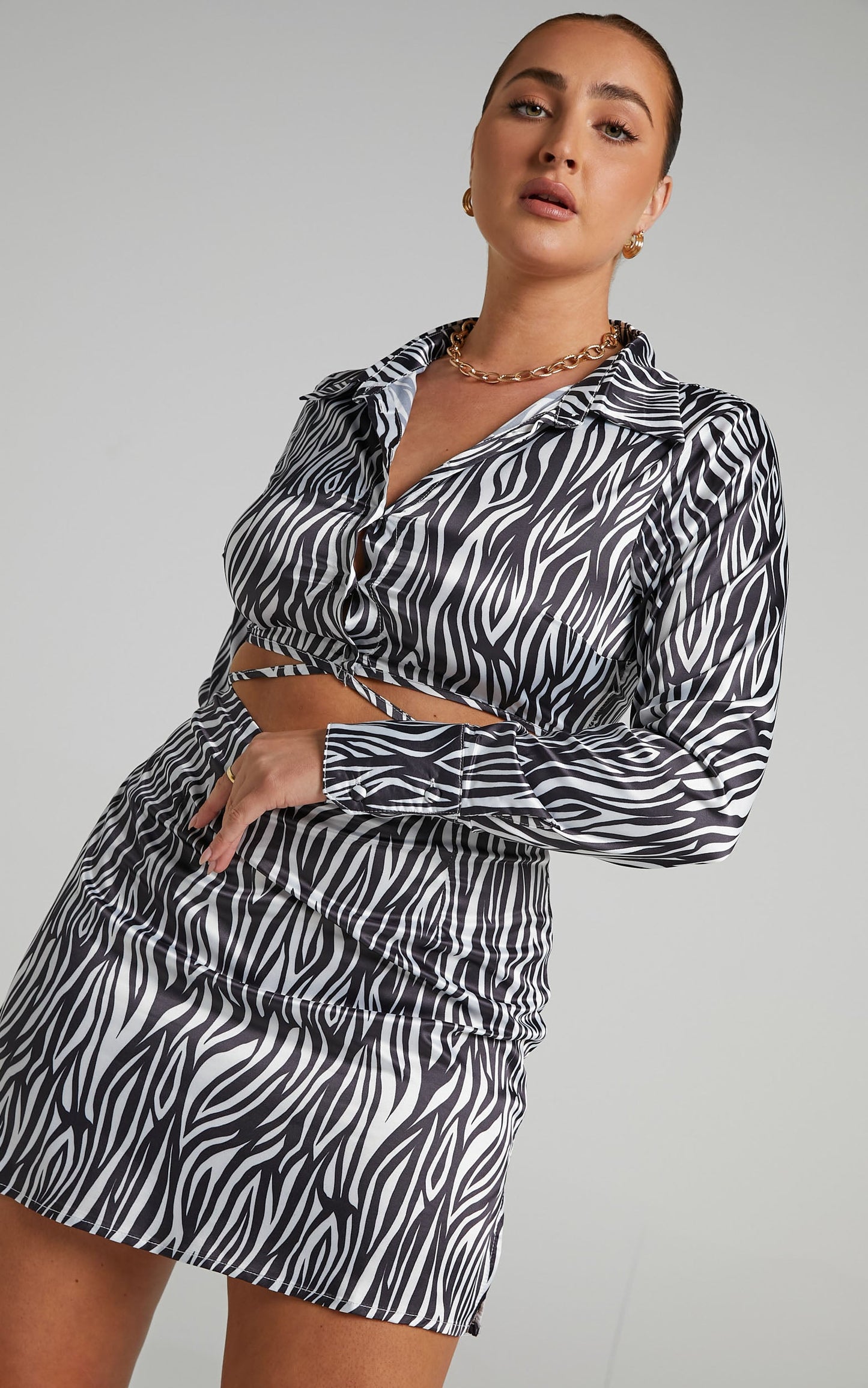 Sineone Skirt in Zebra