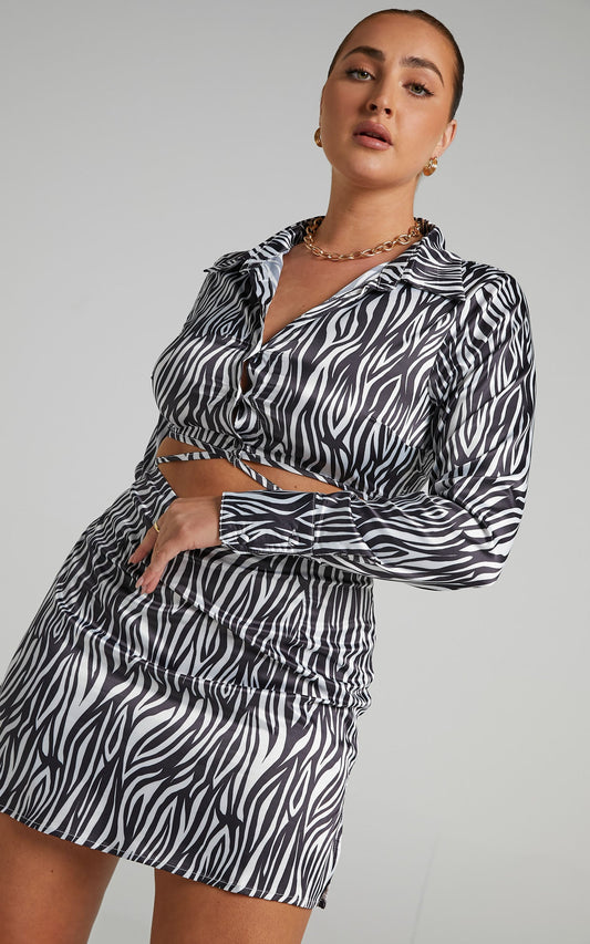Sineone Top in Zebra